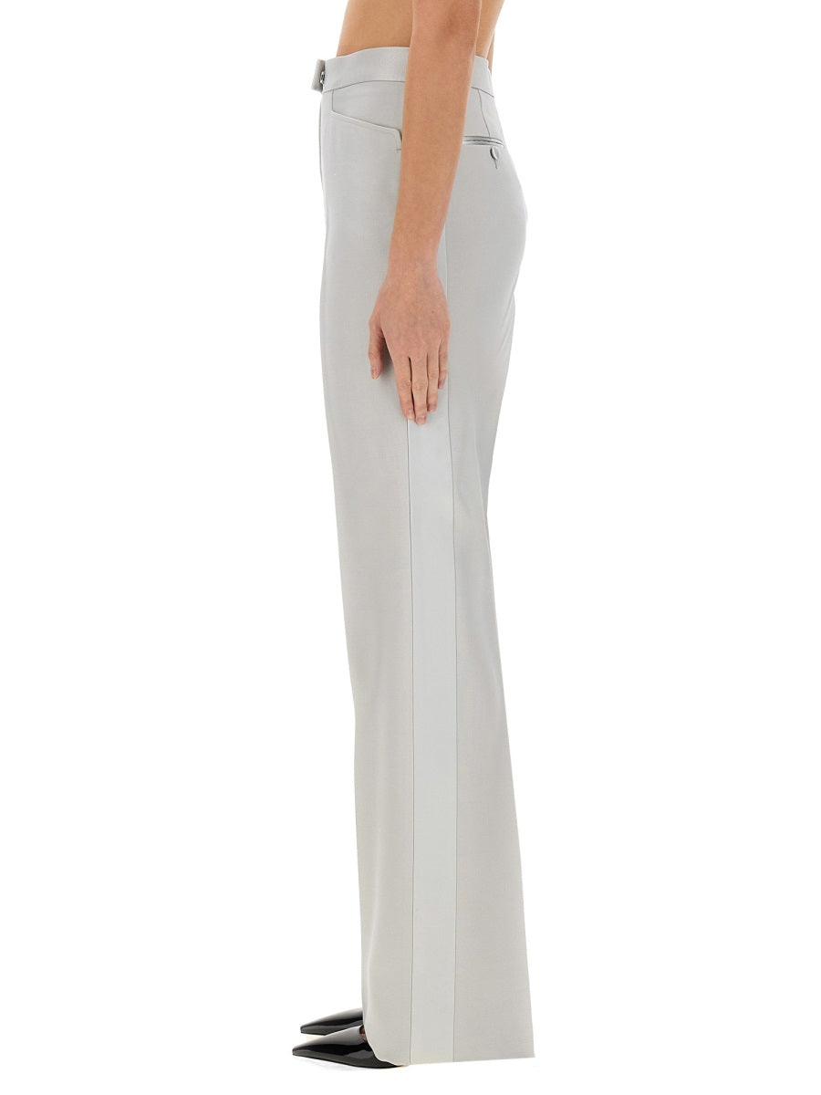 TOM FORD Wide Leg Tailored Tuxedo Pants for Women