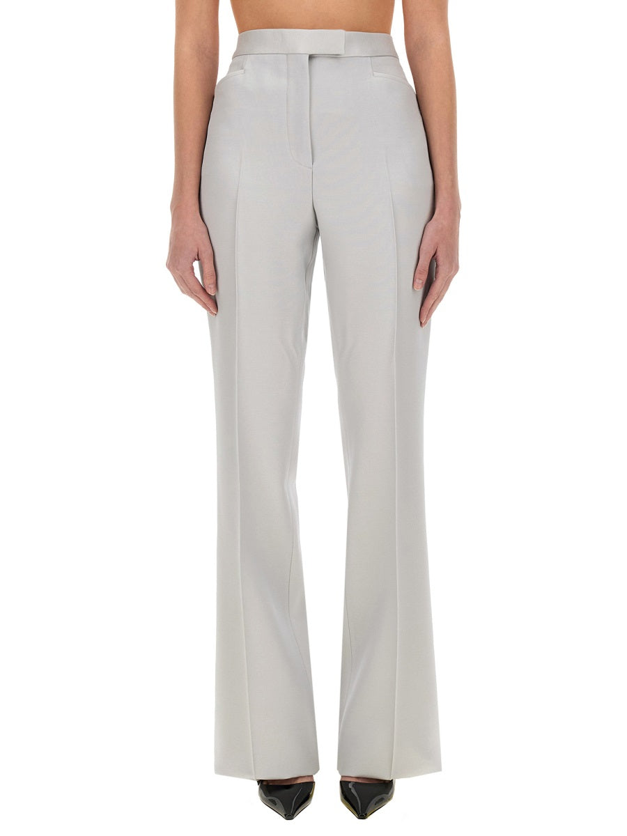 TOM FORD Wide Leg Tailored Tuxedo Pants for Women