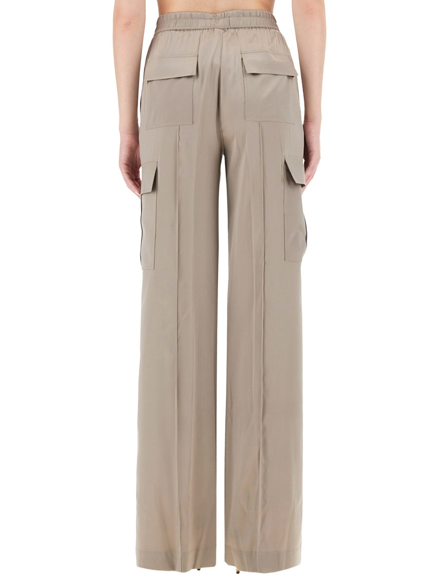 TOM FORD Silk Trousers for Women - Mini Fit