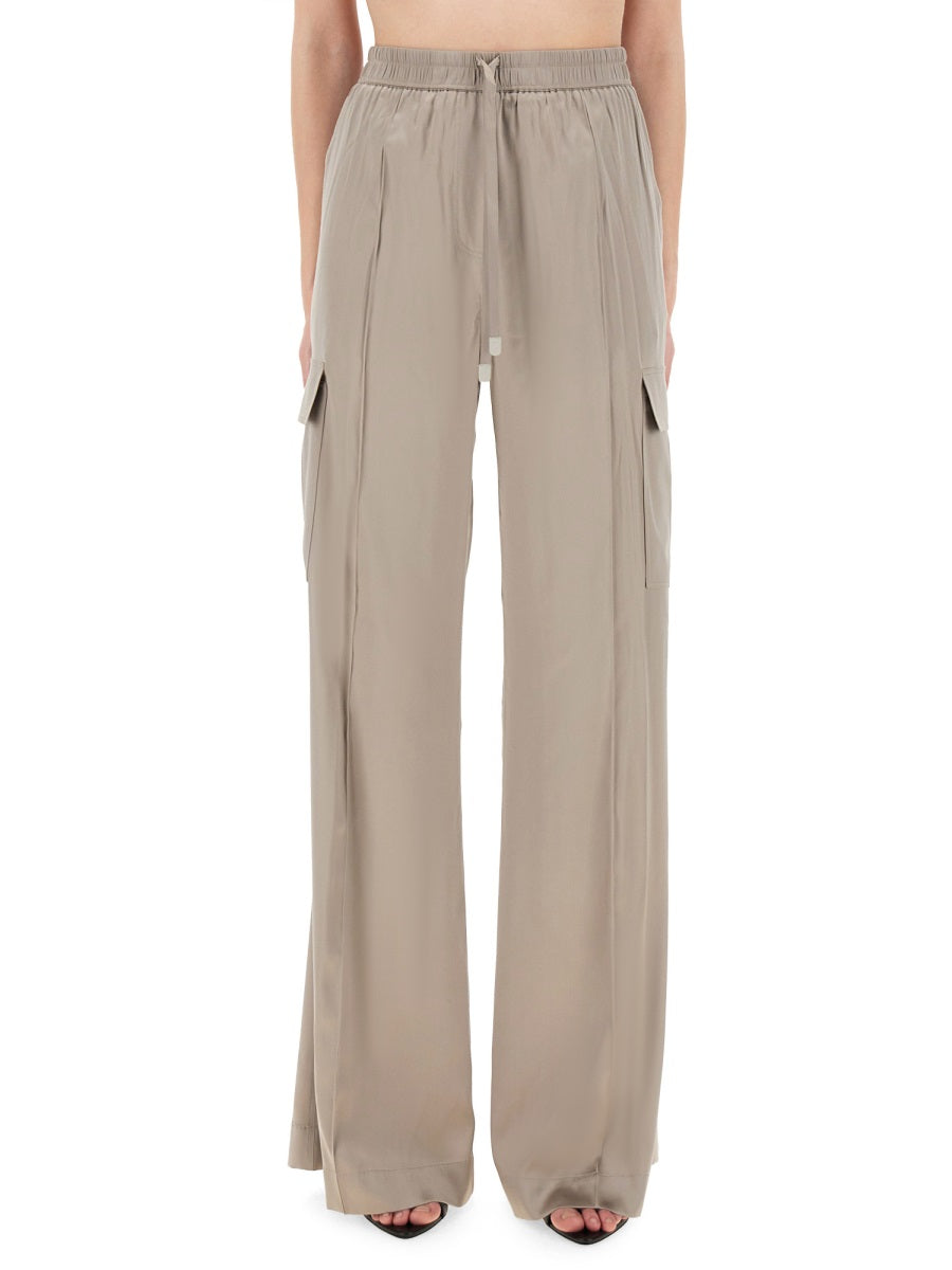 TOM FORD Silk Blend Trousers for Women - FW25
