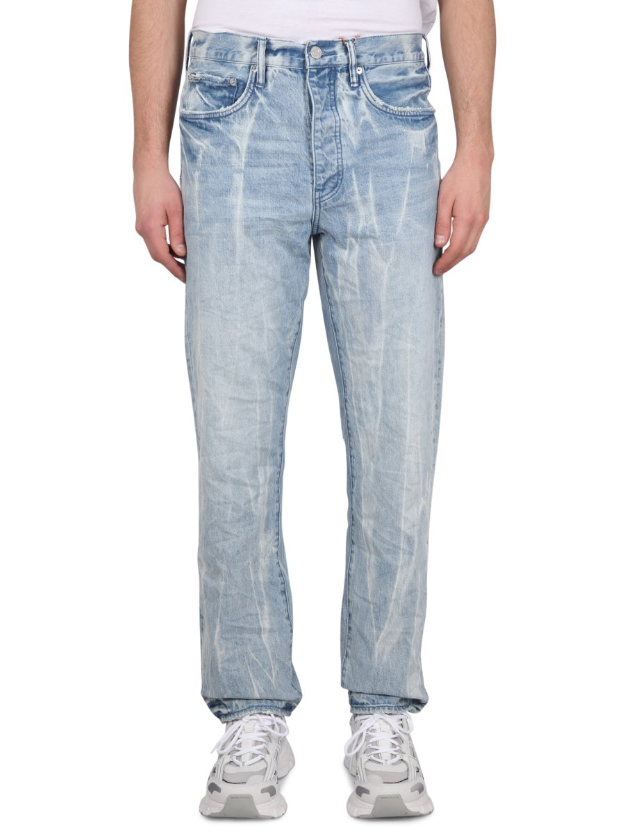 PURPLE BRAND Classic Denim Jeans for Men - Button and Zipper Closure