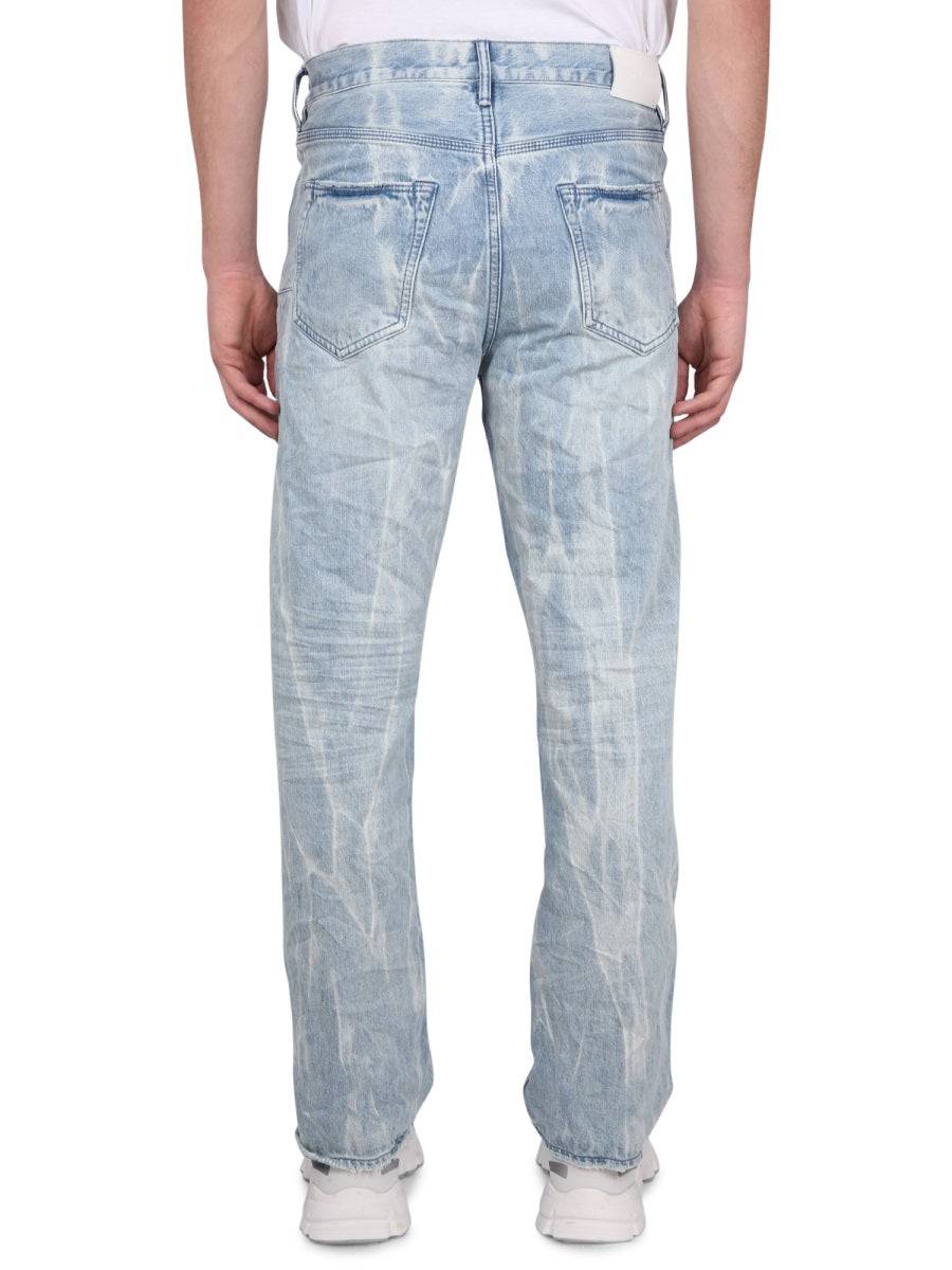 PURPLE BRAND Classic Denim Jeans for Men - Button and Zipper Closure