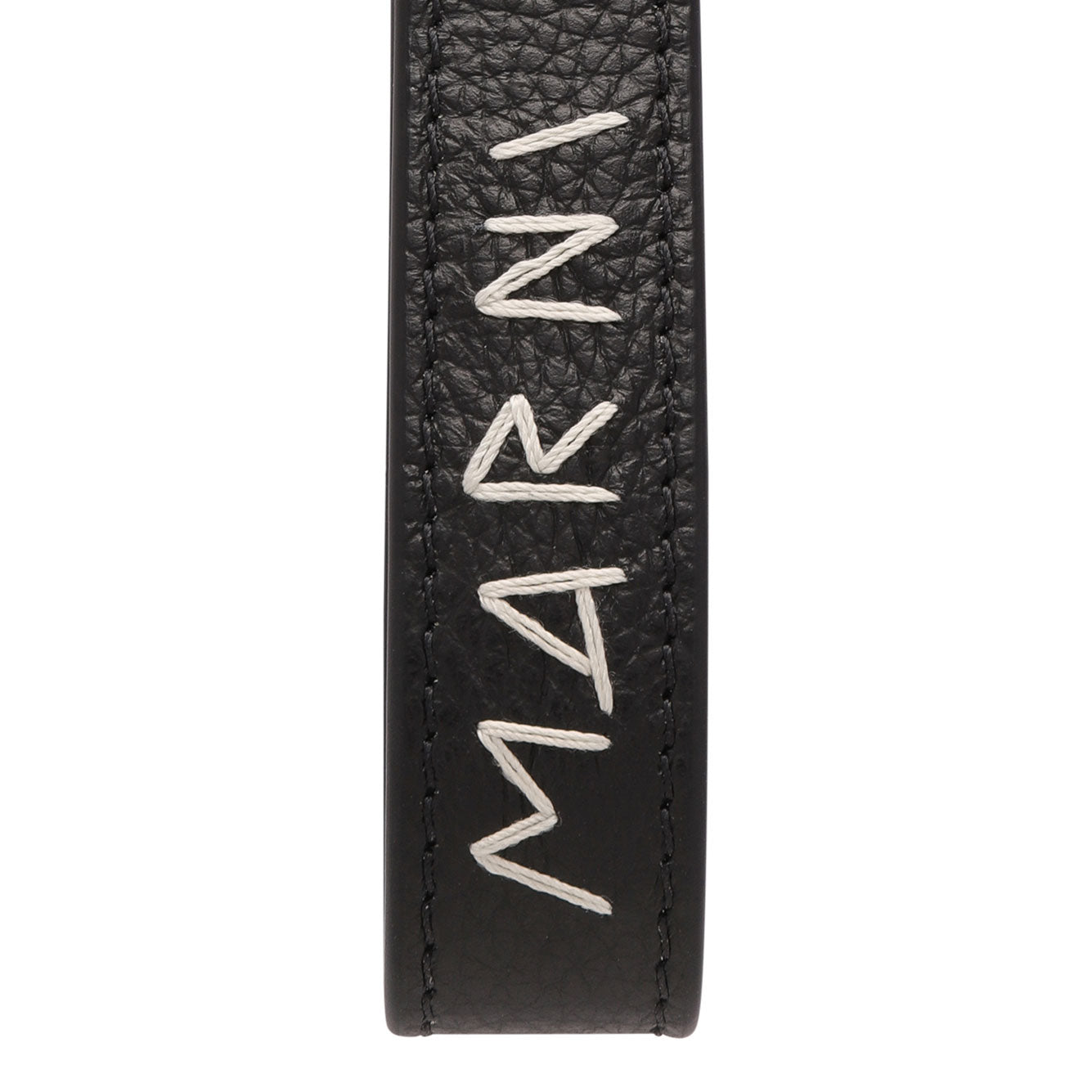MARNI Premium Leather Keychain with Metallic Accents