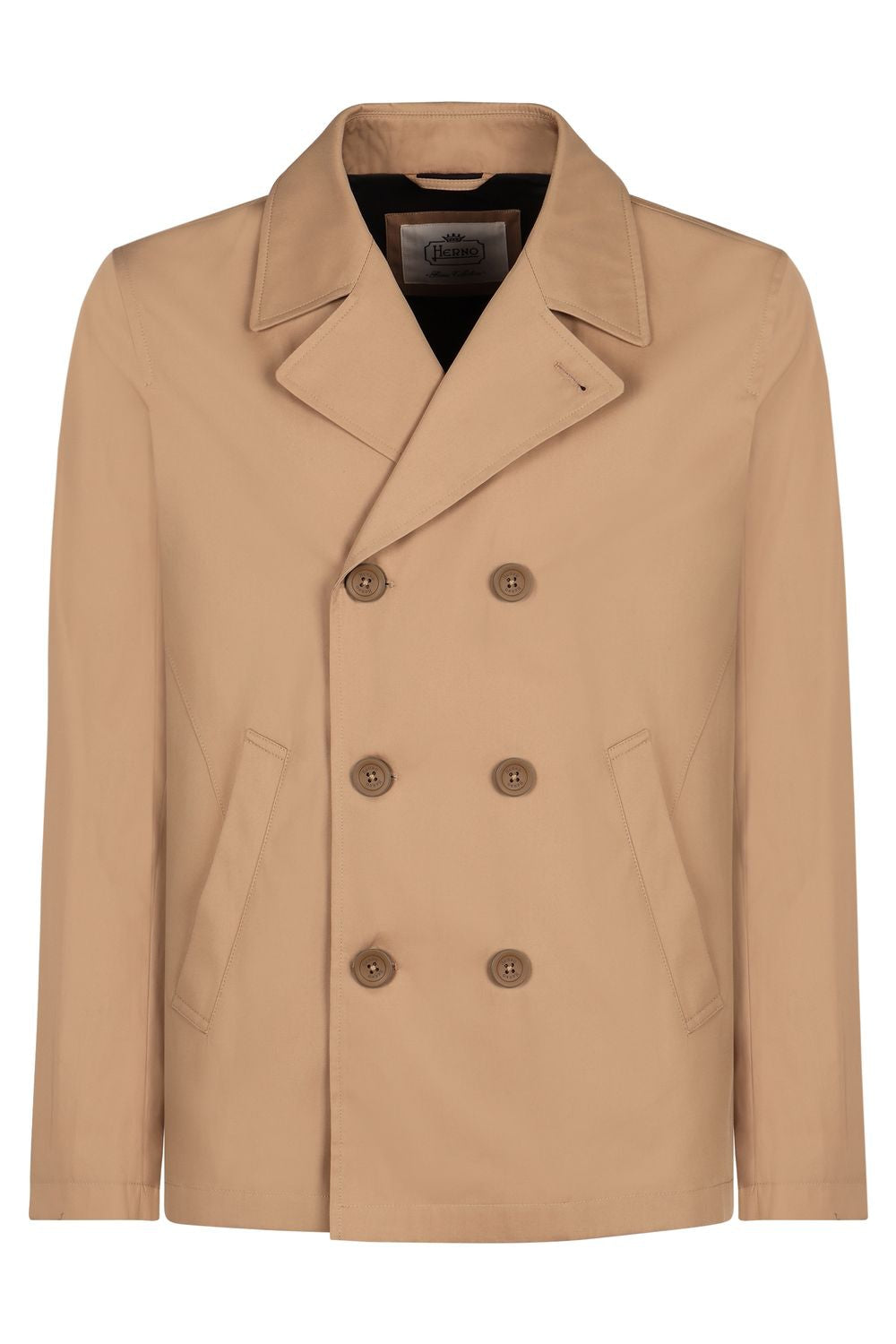 HERNO Men's Cotton Peacoat