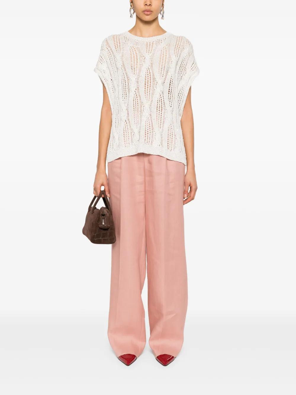TAGLIATORE Wide Leg Trousers - SS25 Edition