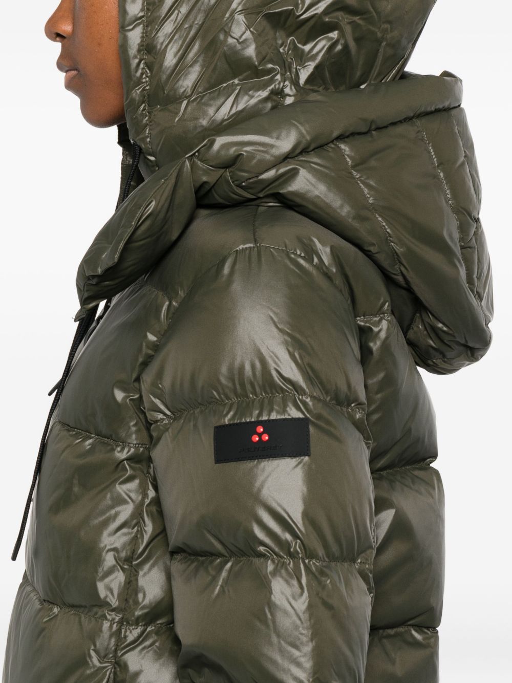 PEUTEREY Padded Detachable Hood Jacket for Women