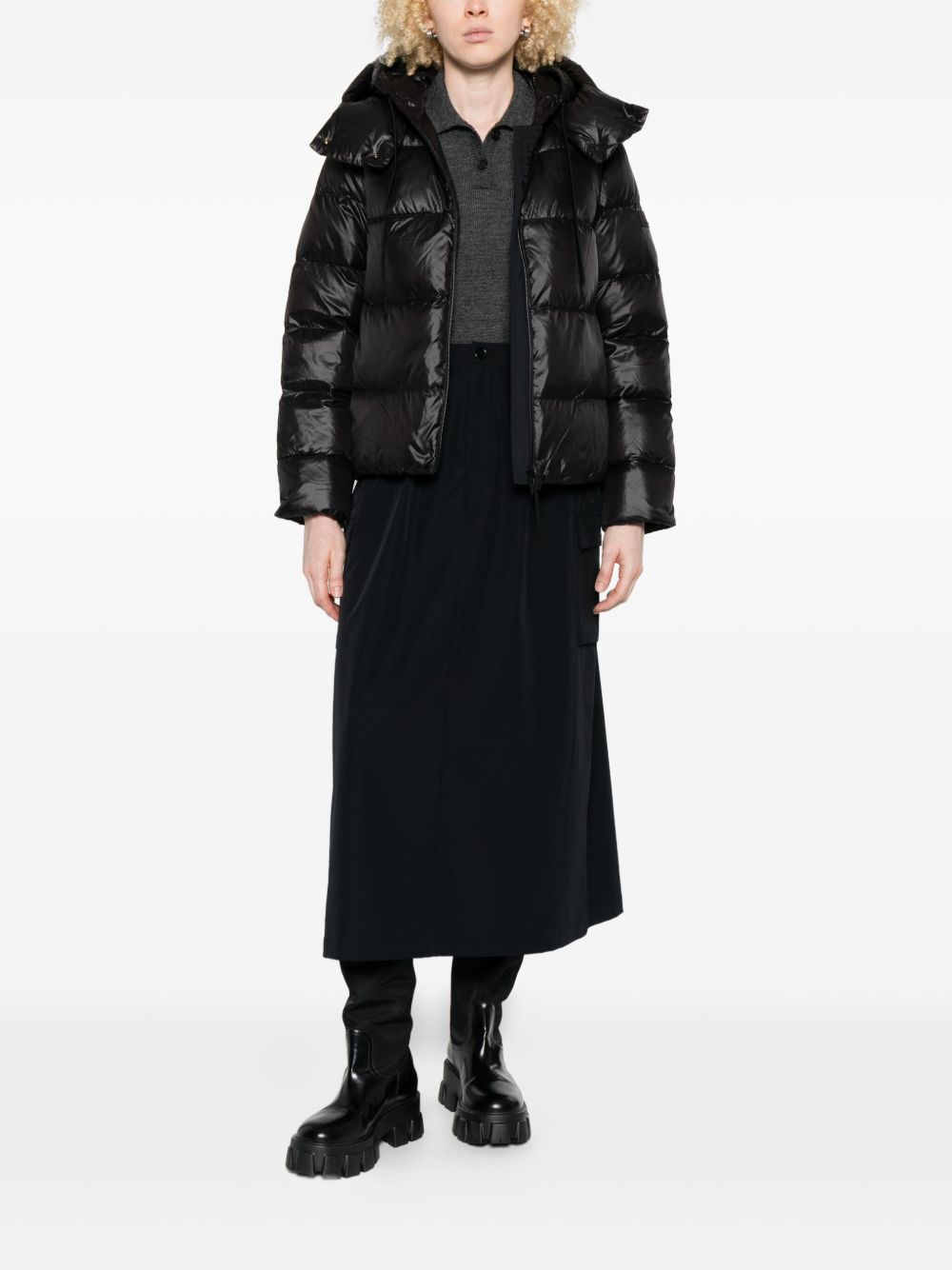 PEUTEREY Quilted Hooded Jacket for Women - FW25 Collection