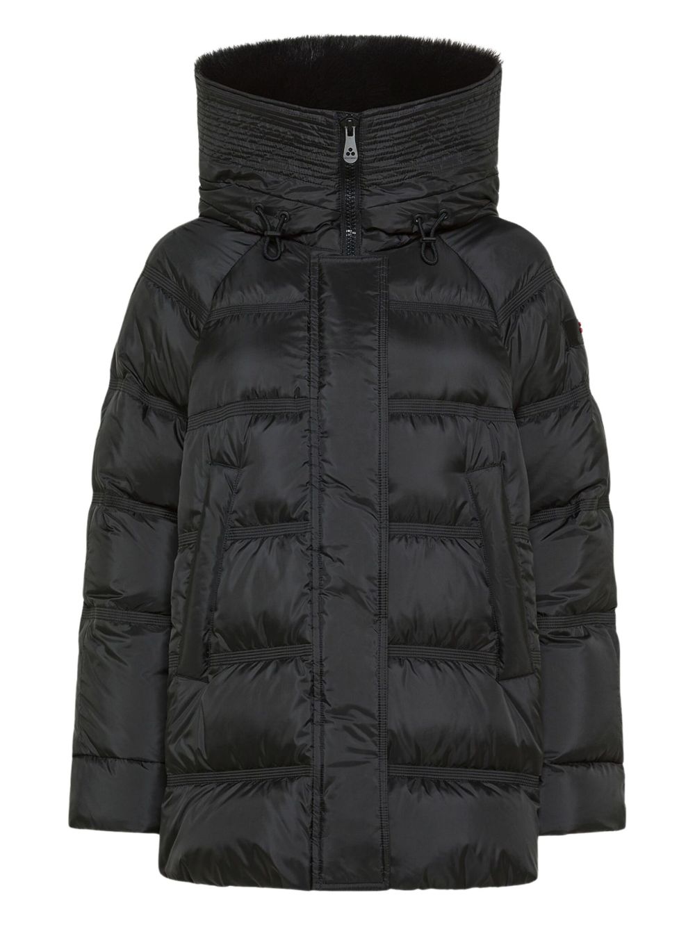 PEUTEREY Quilted Fur-Trimmed Jacket for Women