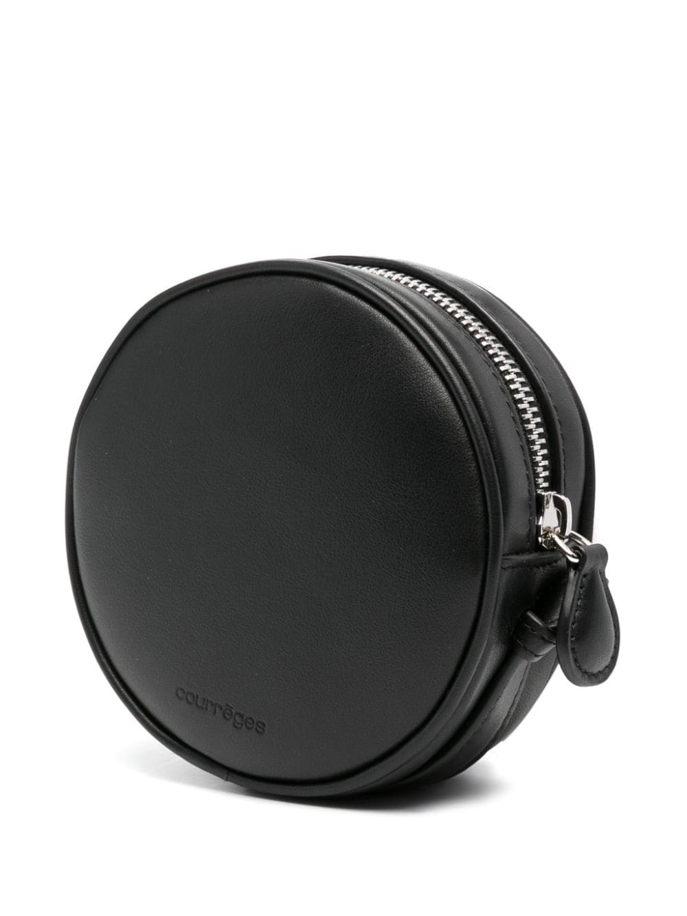 COURREGÈS Mini Leather Circle Handbag