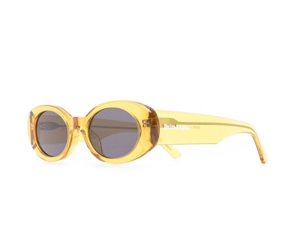 PALM ANGELS Spirit Mini Oval Sunglasses