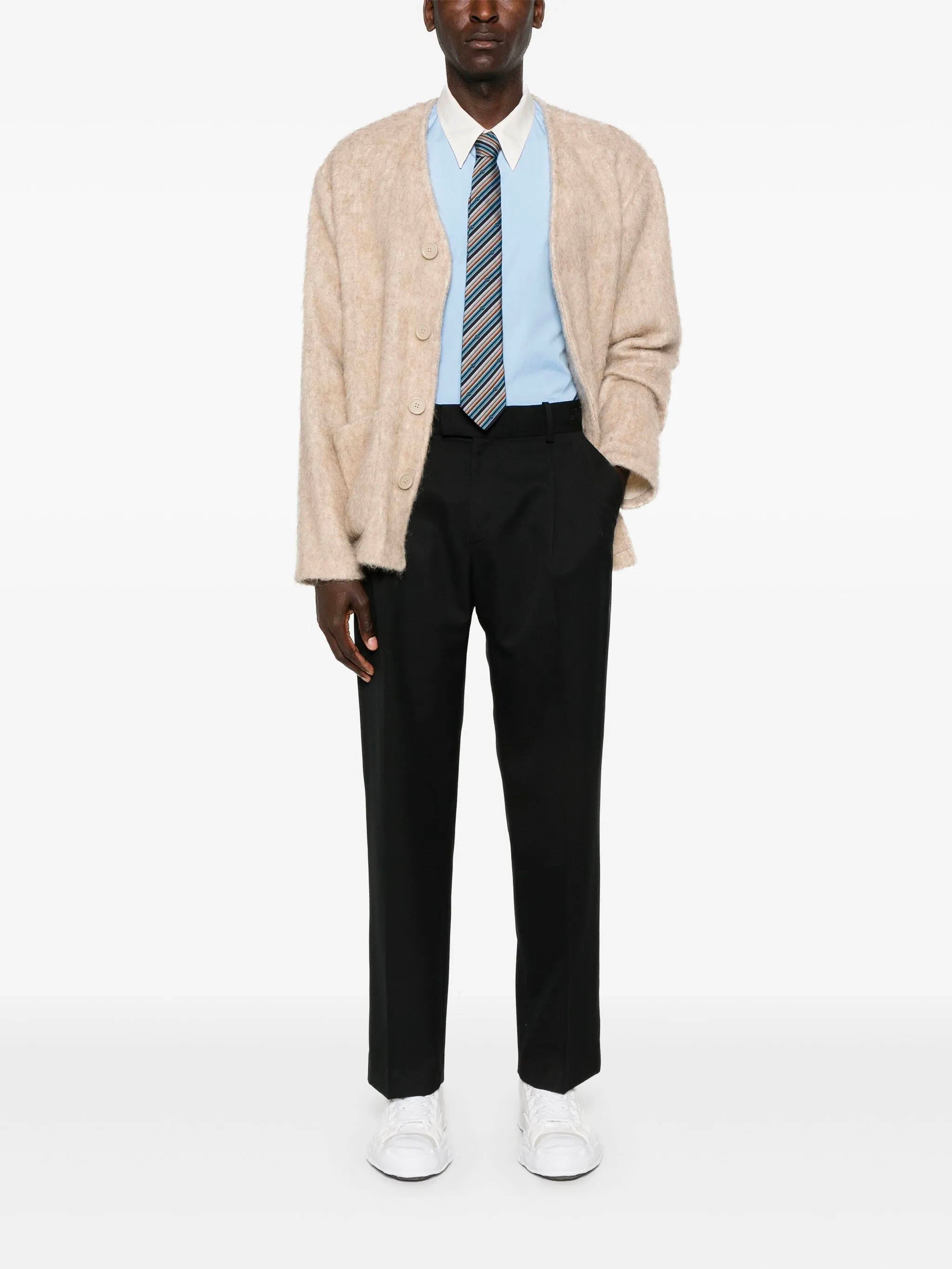 DRÔLE DE MONSIEUR Logo-Embroidered Trousers - Size M