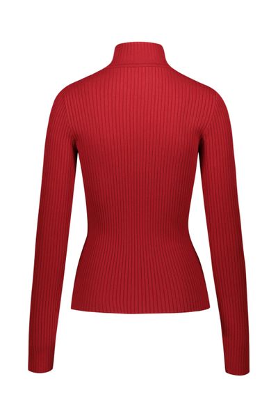 COURREGÈS Ribbed Knit Cotton Jumper