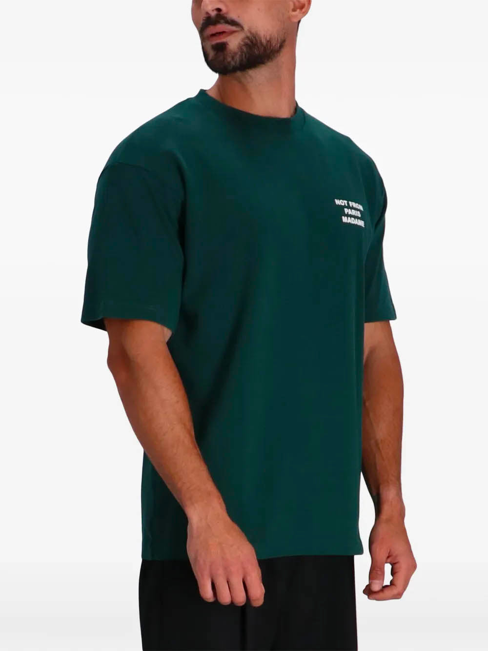 DRÔLE DE MONSIEUR Slogan T-Shirt - Men's Regular Fit Size M