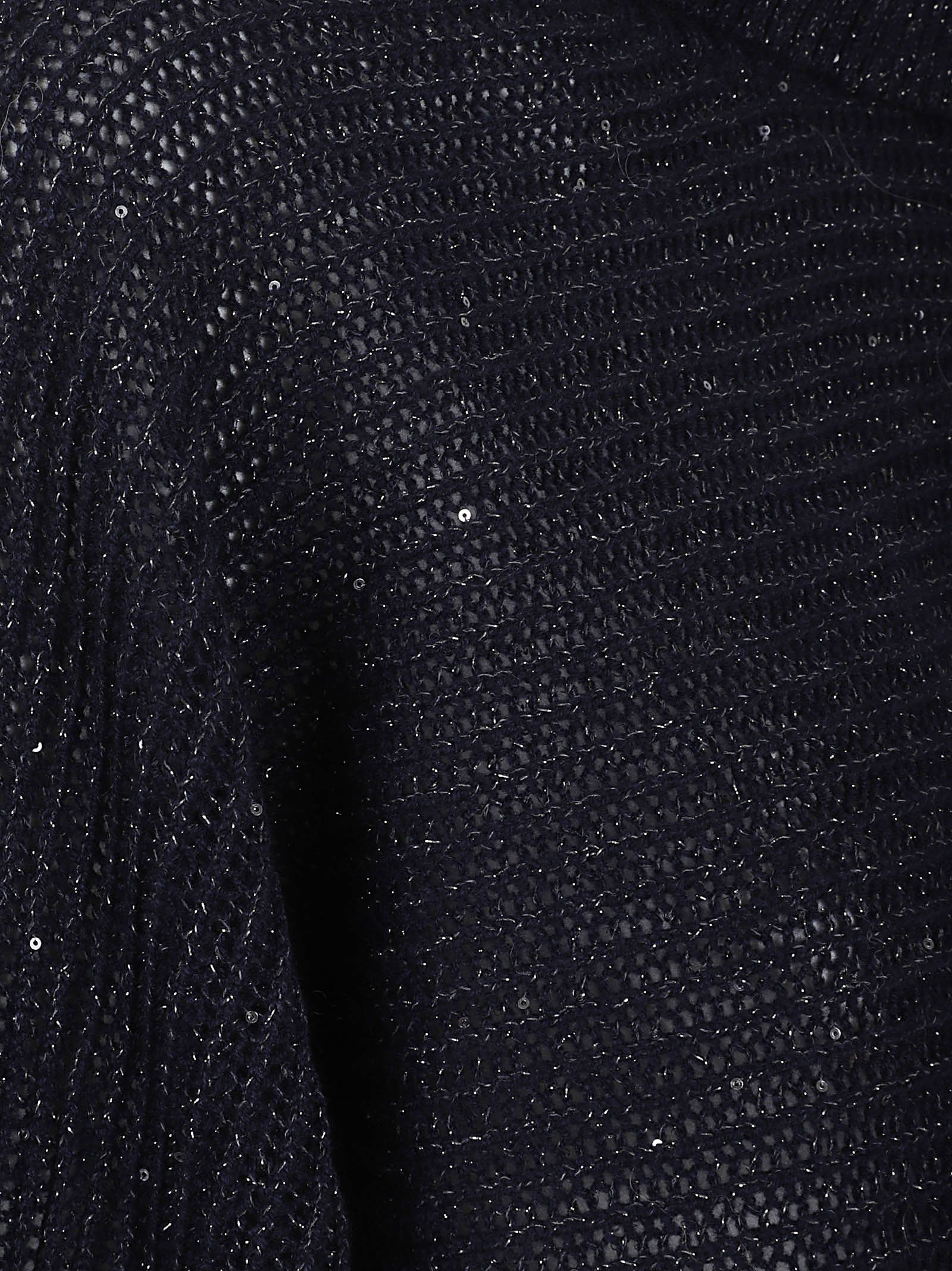 PESERICO Elegant Wool and Cashmere Sweater - Size INCHIOSTRO