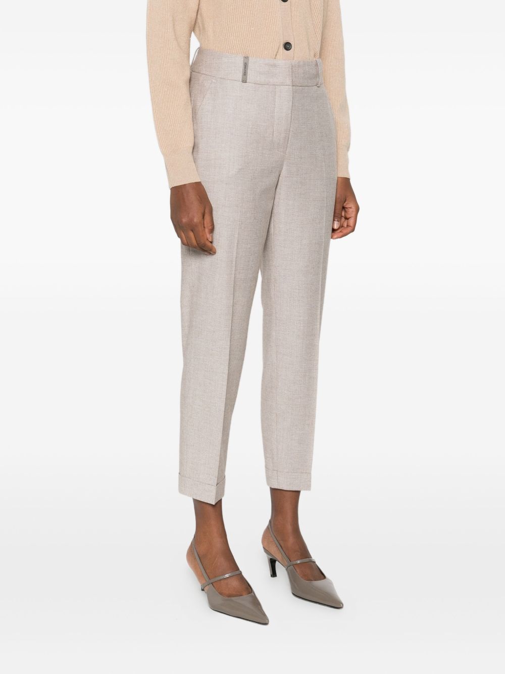 PESERICO Sophisticated Trousers for Women - Size Options Available