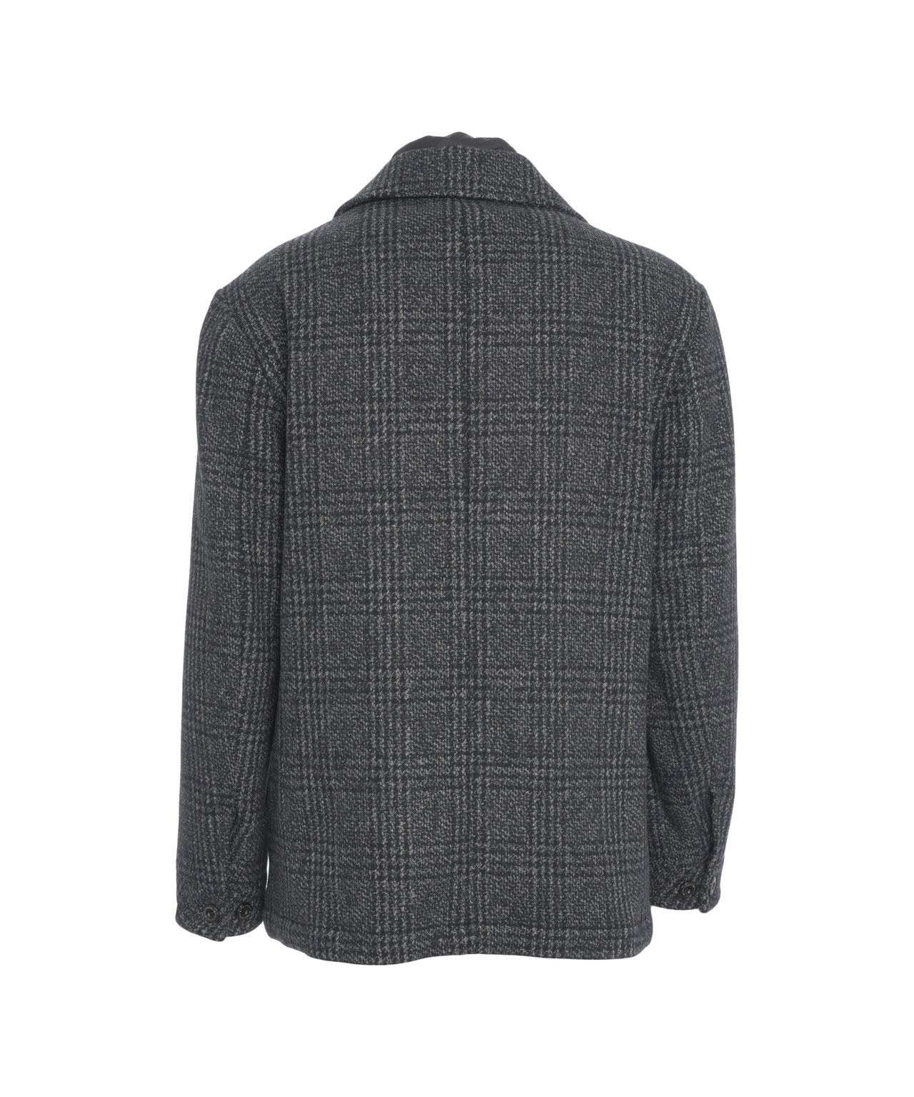 PEUTEREY Men's Glencheck Jacket with Removable Bib