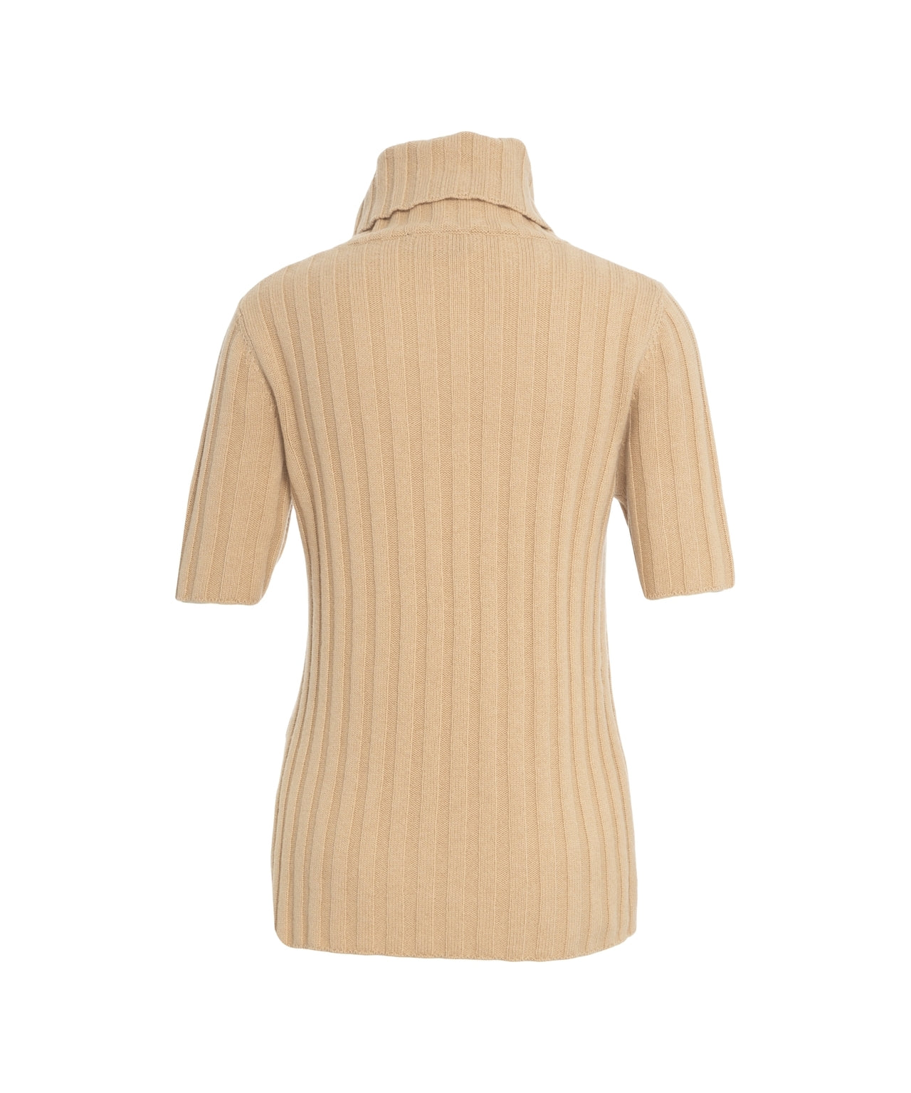 PEUTEREY Cozy Knit Pullover with Cut Sleeves