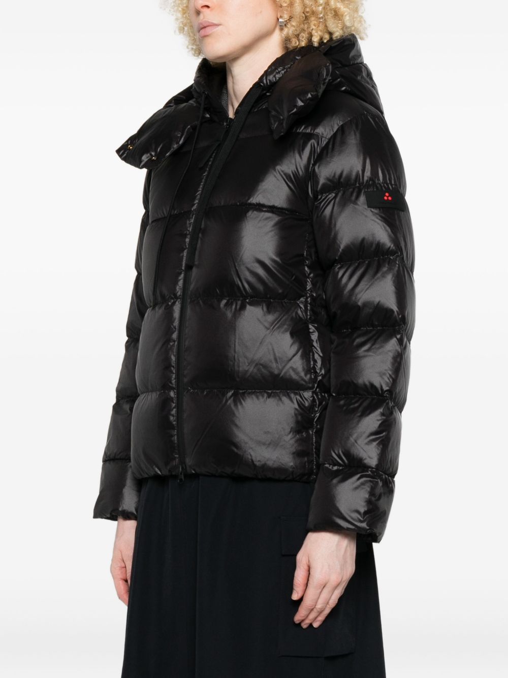 PEUTEREY Modern Puffer Jacket with Double Hood for Women - FW25