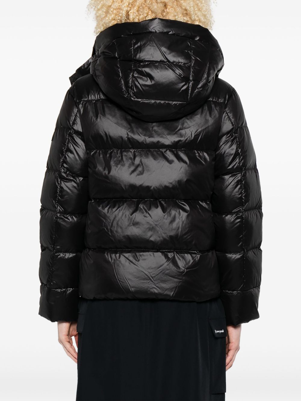 PEUTEREY Modern Puffer Jacket with Double Hood for Women - FW25