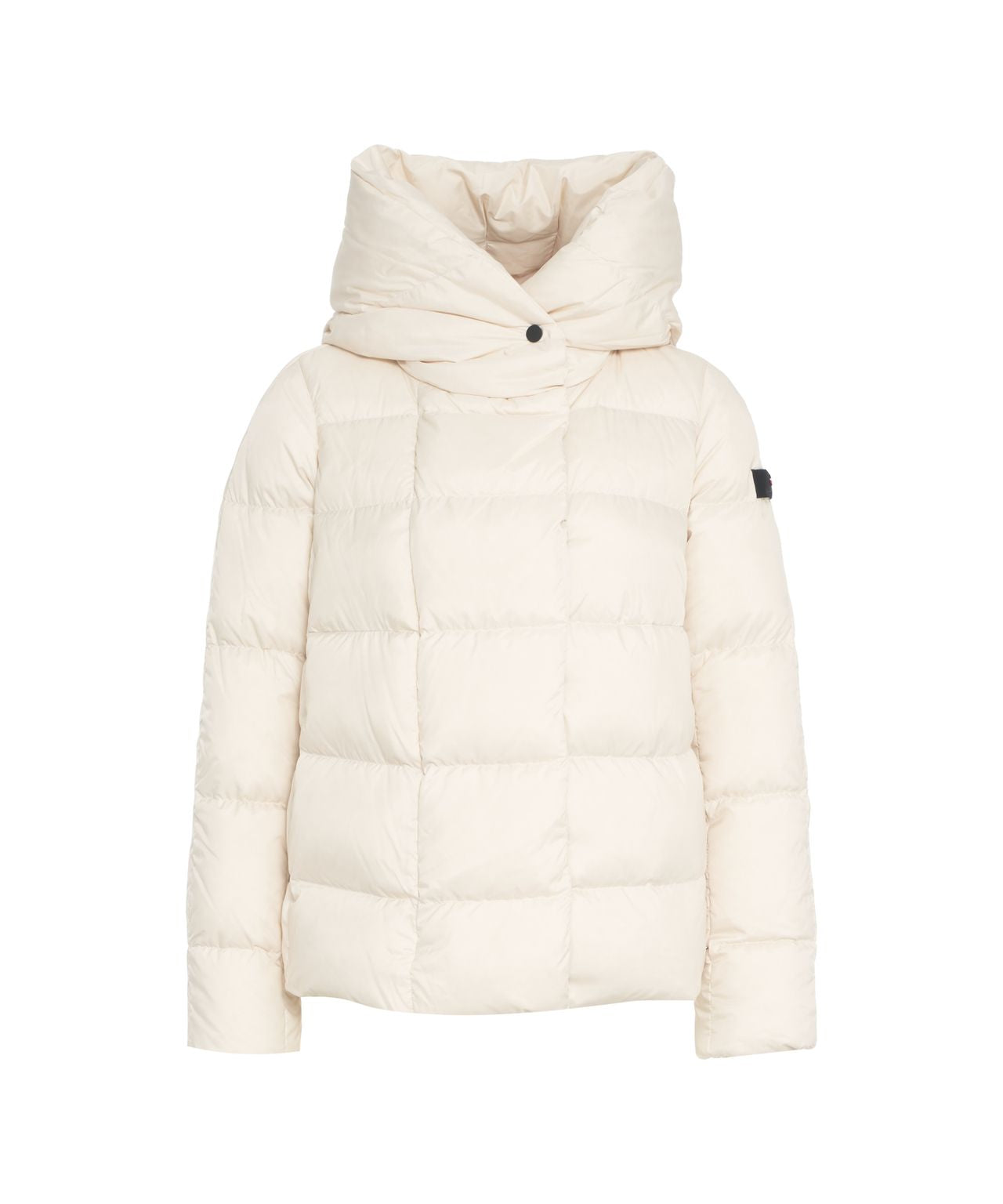 PEUTEREY Modern Quilted Down Jacket with High Collar