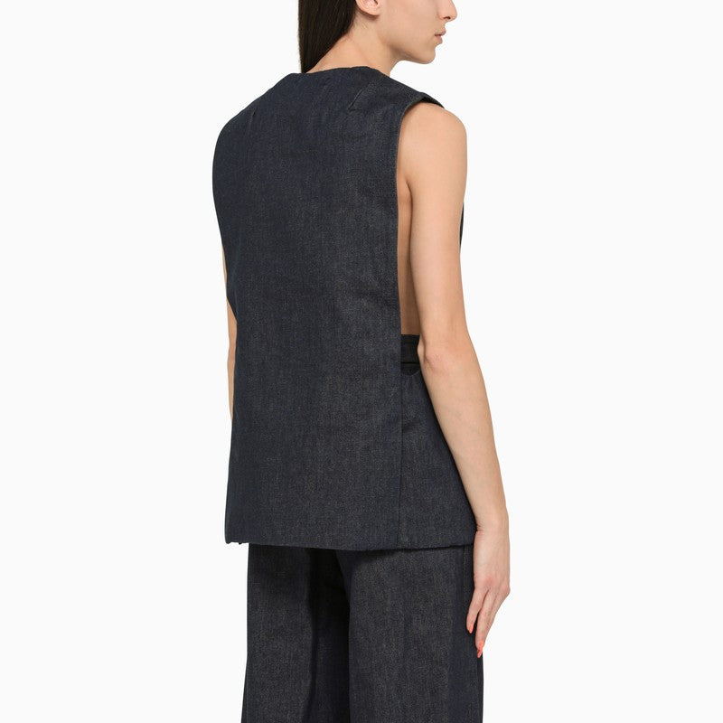 AMIRI Stylish Cotton Denim Waistcoat