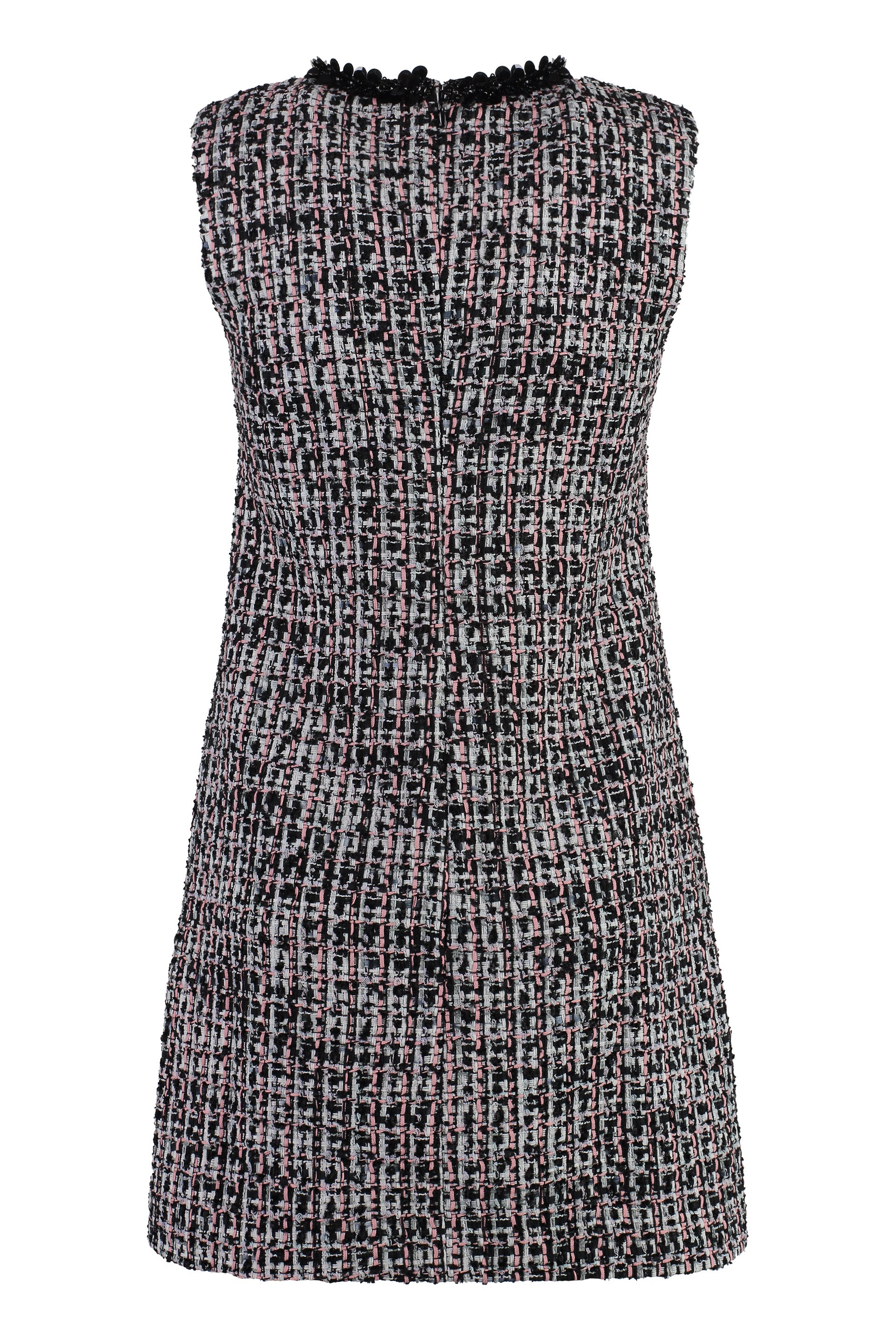 SELF-PORTRAIT Multicolor Tweed Mini Dress