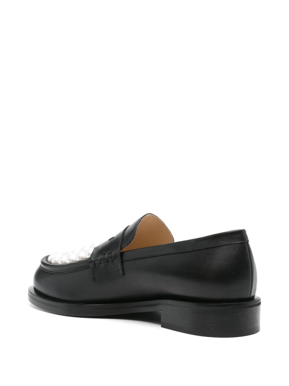 MACH & MACH Bicolour Pearl Loafers