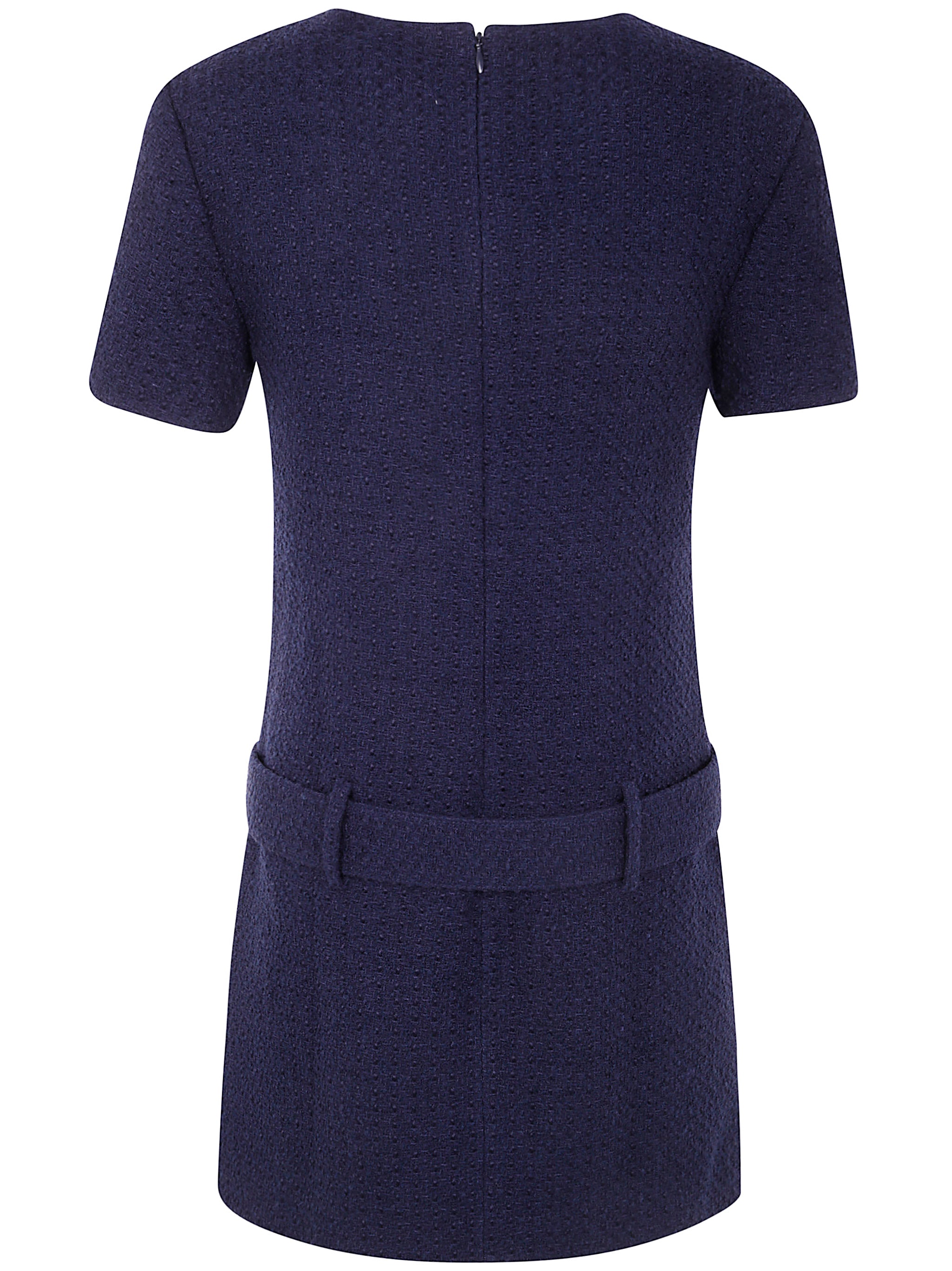 SELF-PORTRAIT Mini Boucle Loop Dress - Fitted Cut