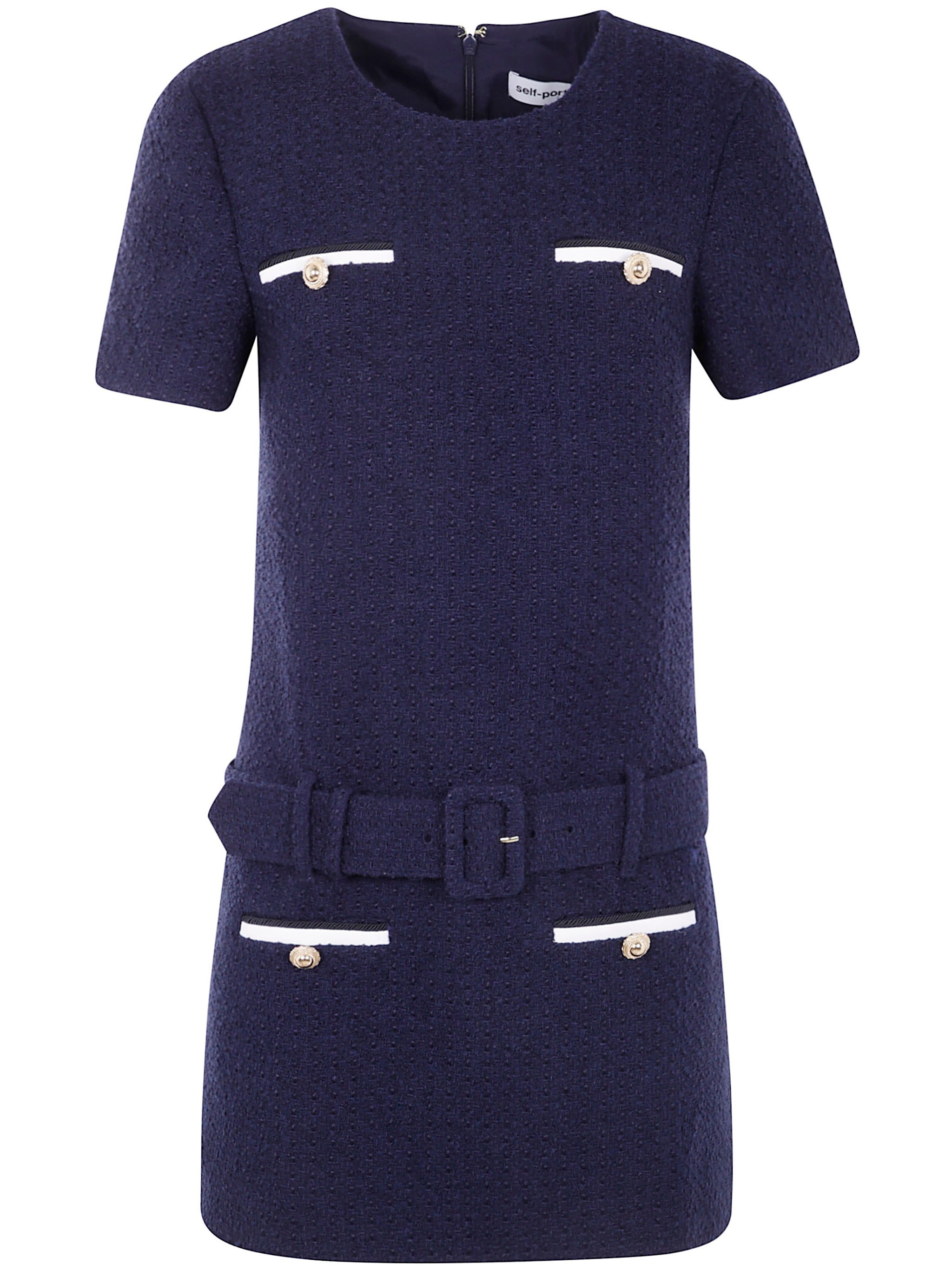 SELF-PORTRAIT Chic Boucle Mini Dress for Women