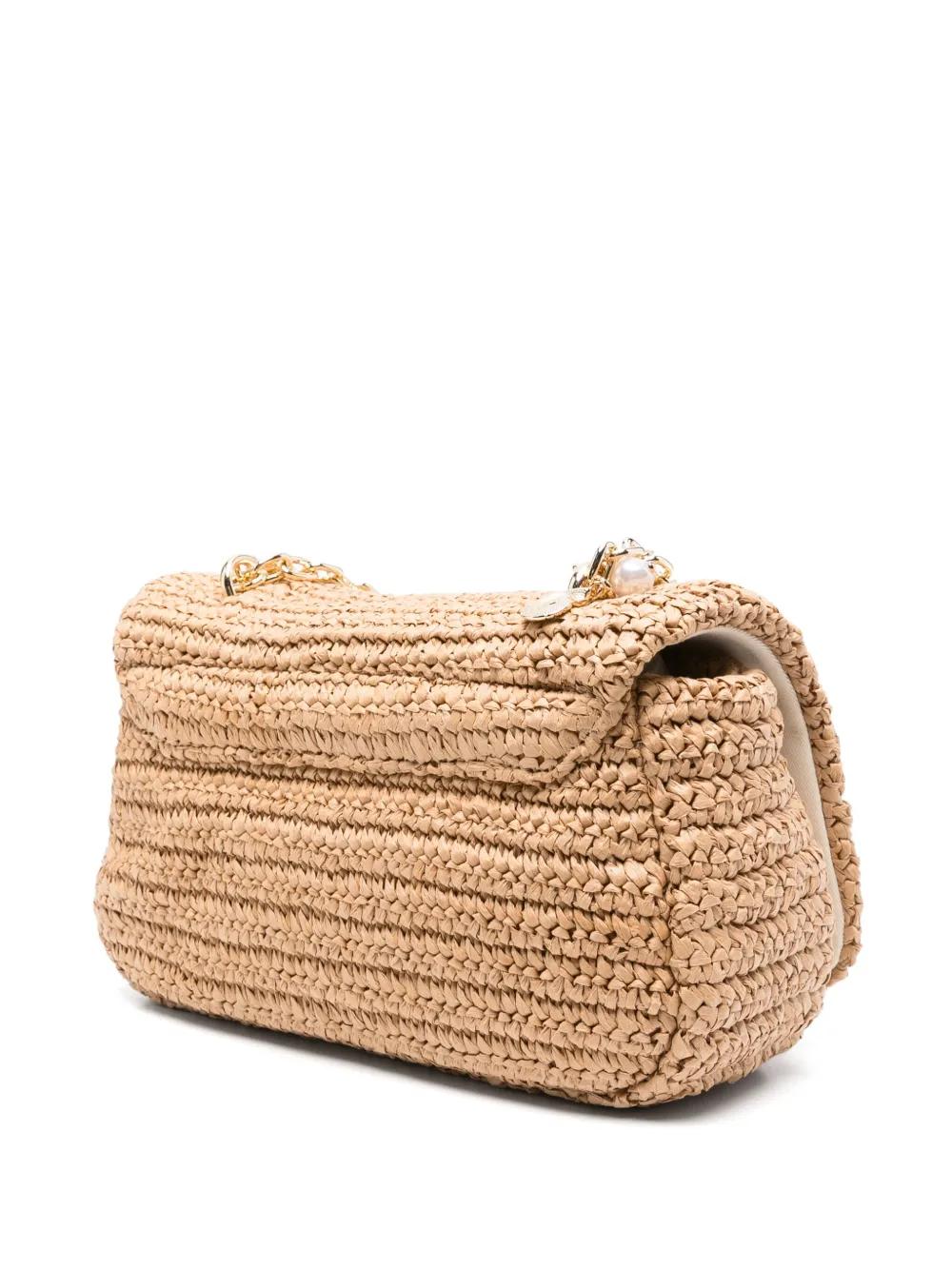 SELF-PORTRAIT Mini Bow Charm Shoulder Handbag