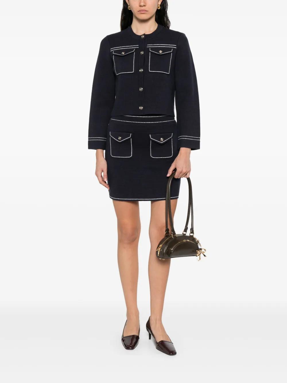 SELF-PORTRAIT Mini Charm Shoulder Handbag