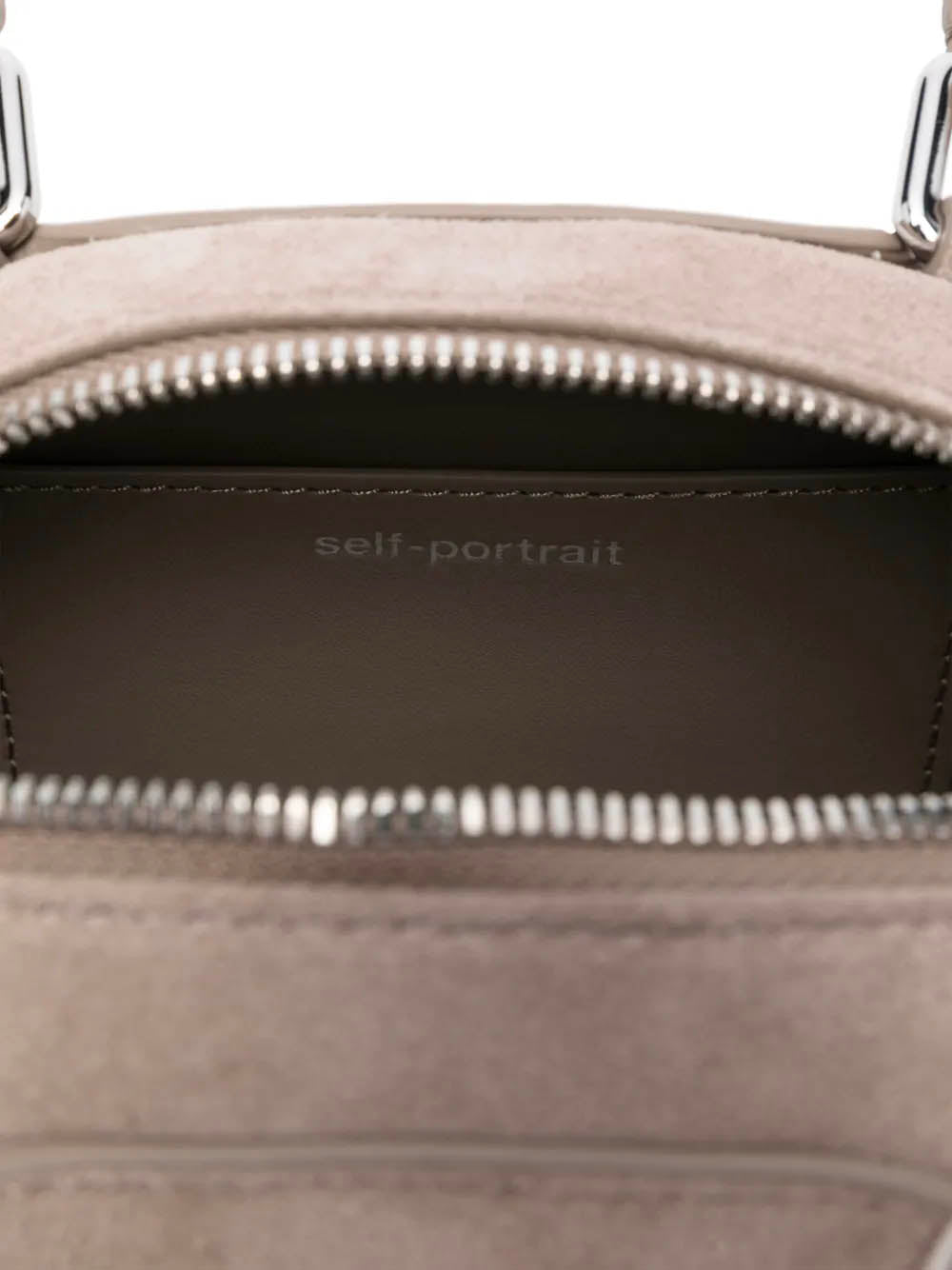 SELF-PORTRAIT Curved Mini Shoulder Handbag - Effortless Elegance