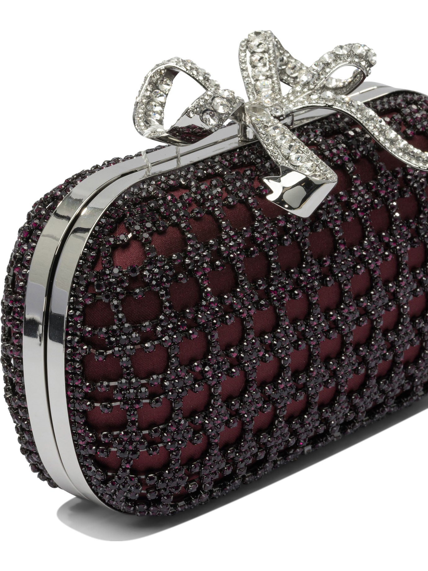 SELF-PORTRAIT Chainmail Mini Clutch Handbag