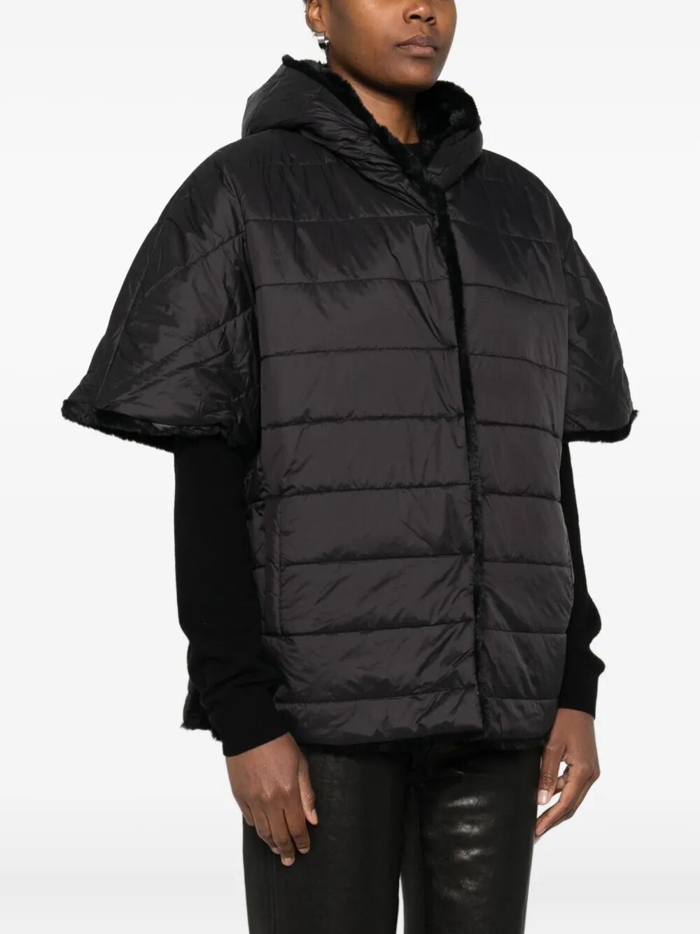 BLUGIRL Hooded Doubleface Cape