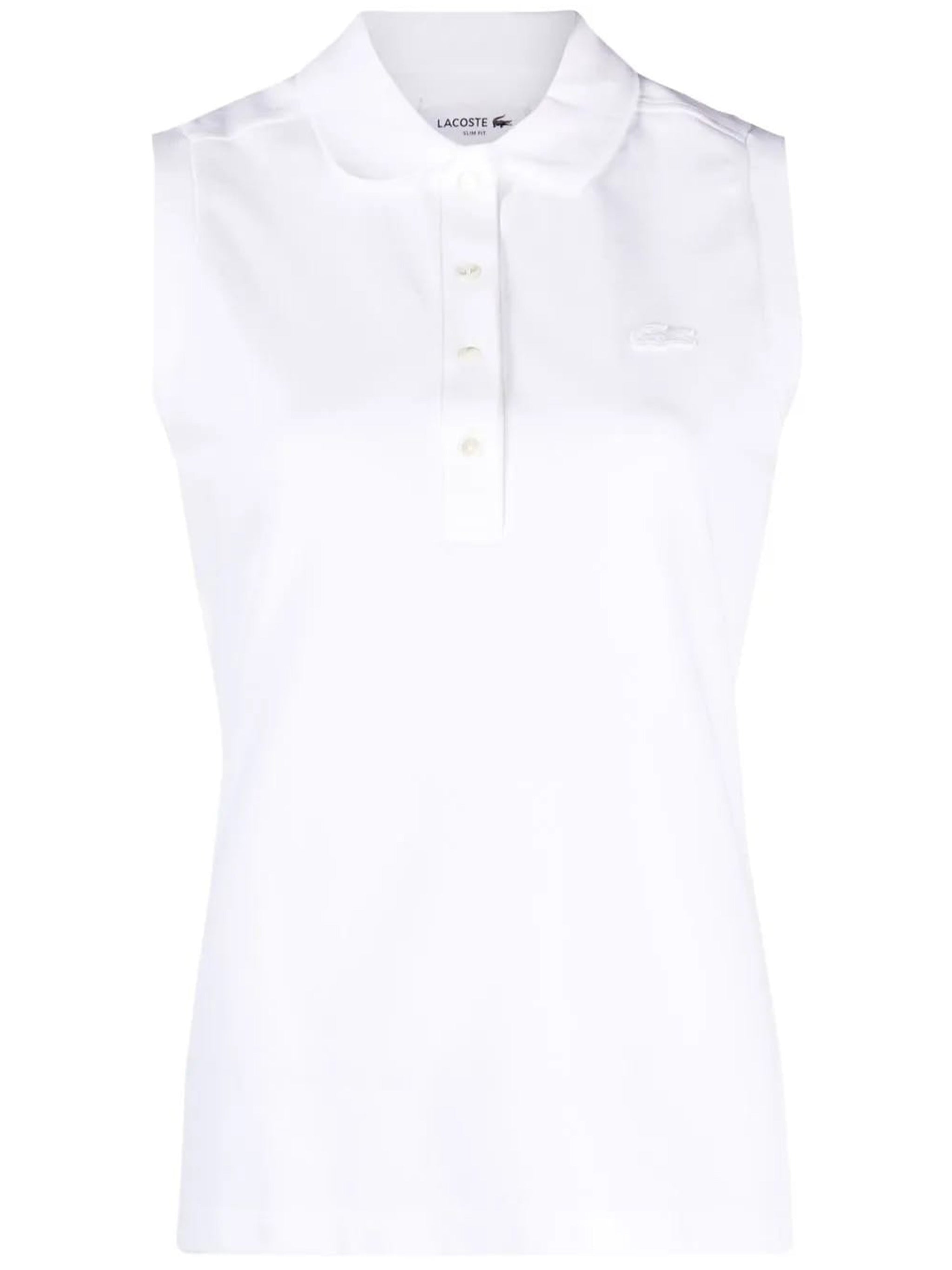 LACOSTE Slim Fit Mini Cotton Polo for Women
