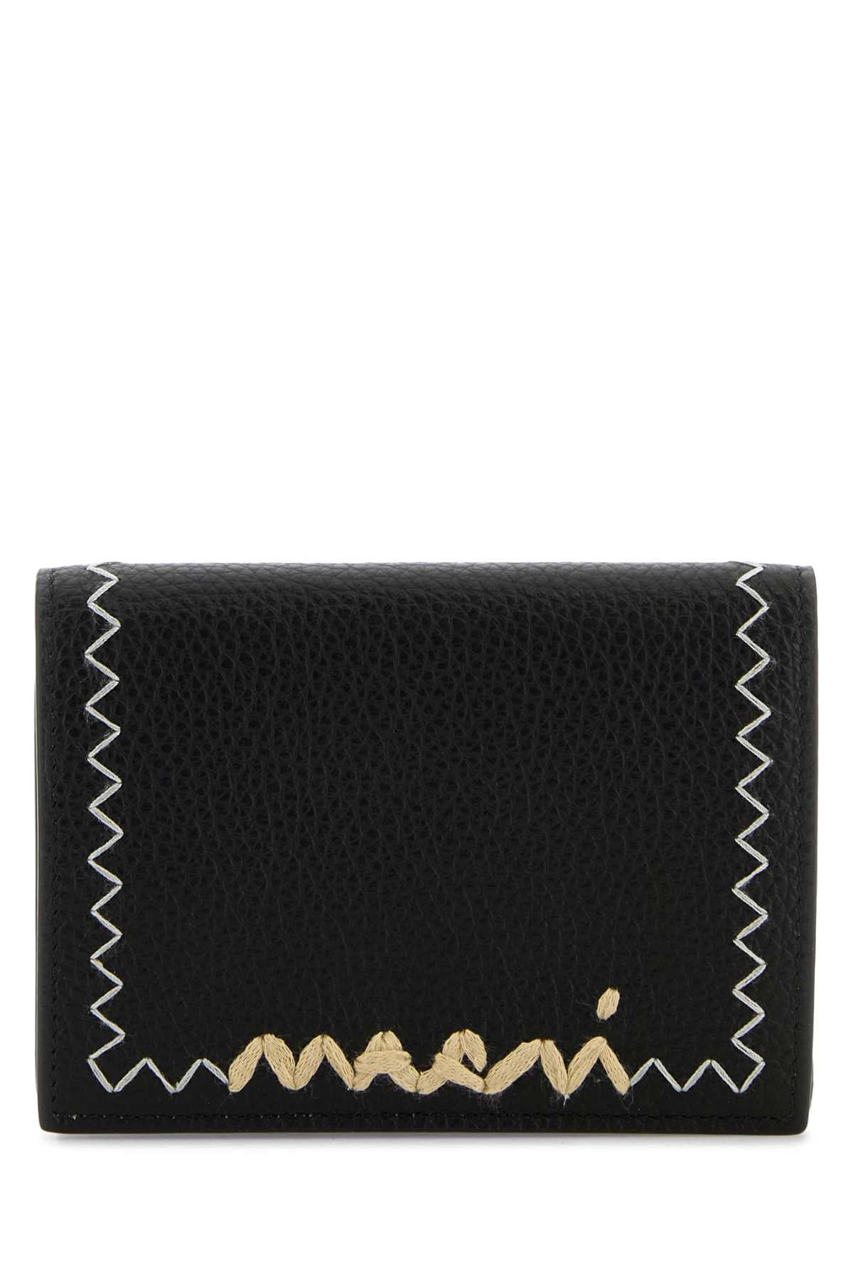 MARNI Mini Trifold Leather Wallet