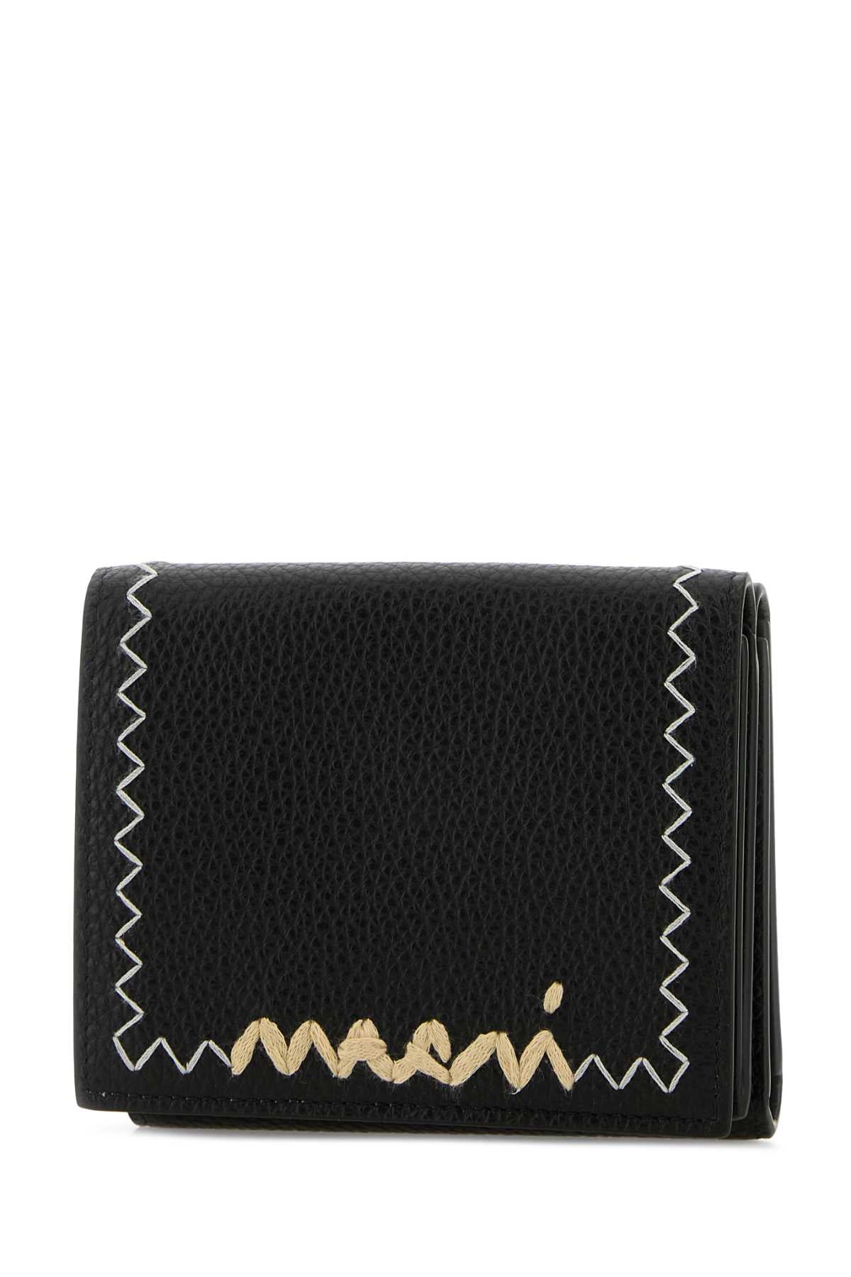 MARNI Mini Trifold Leather Wallet