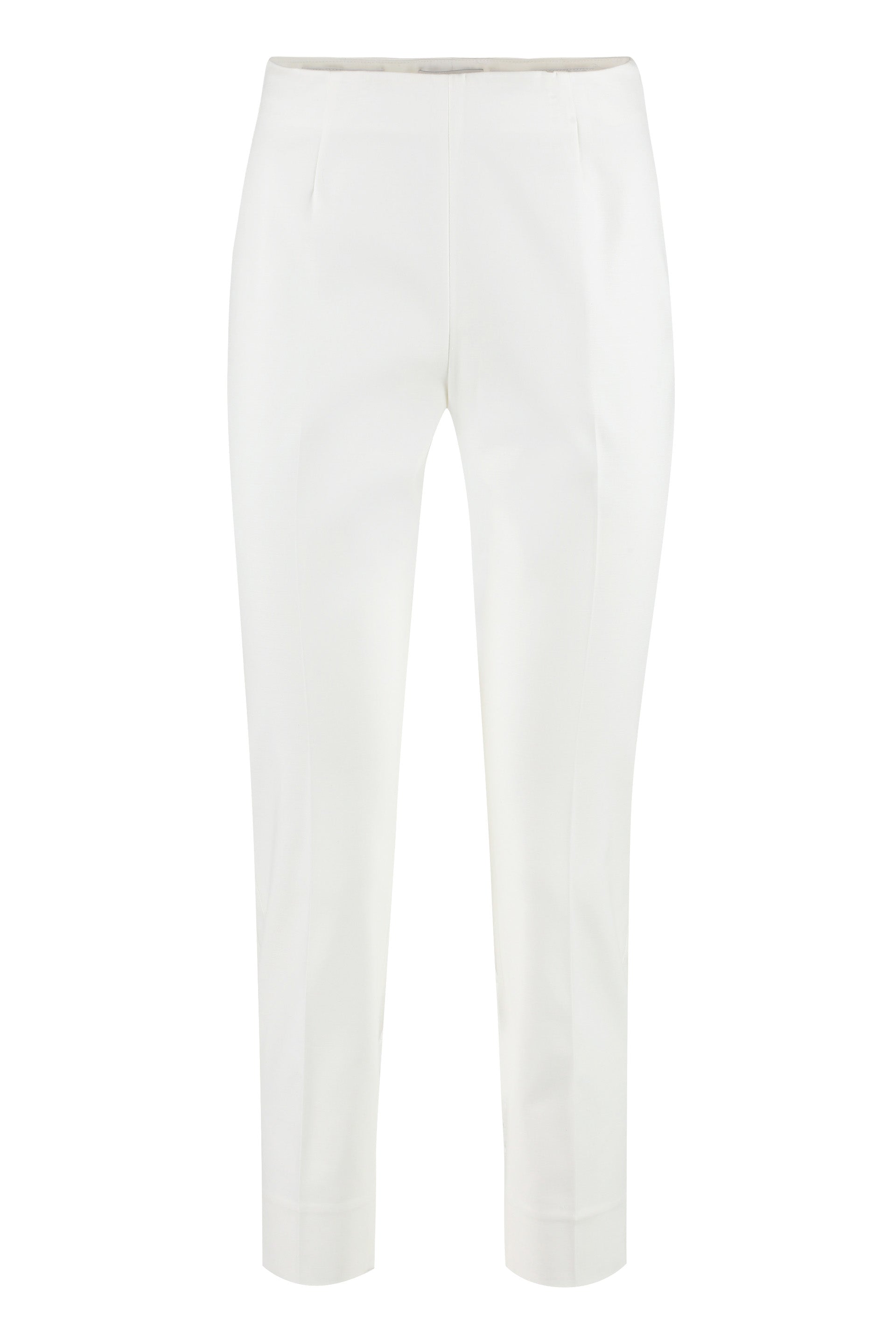 PESERICO High Waist Cotton Trousers