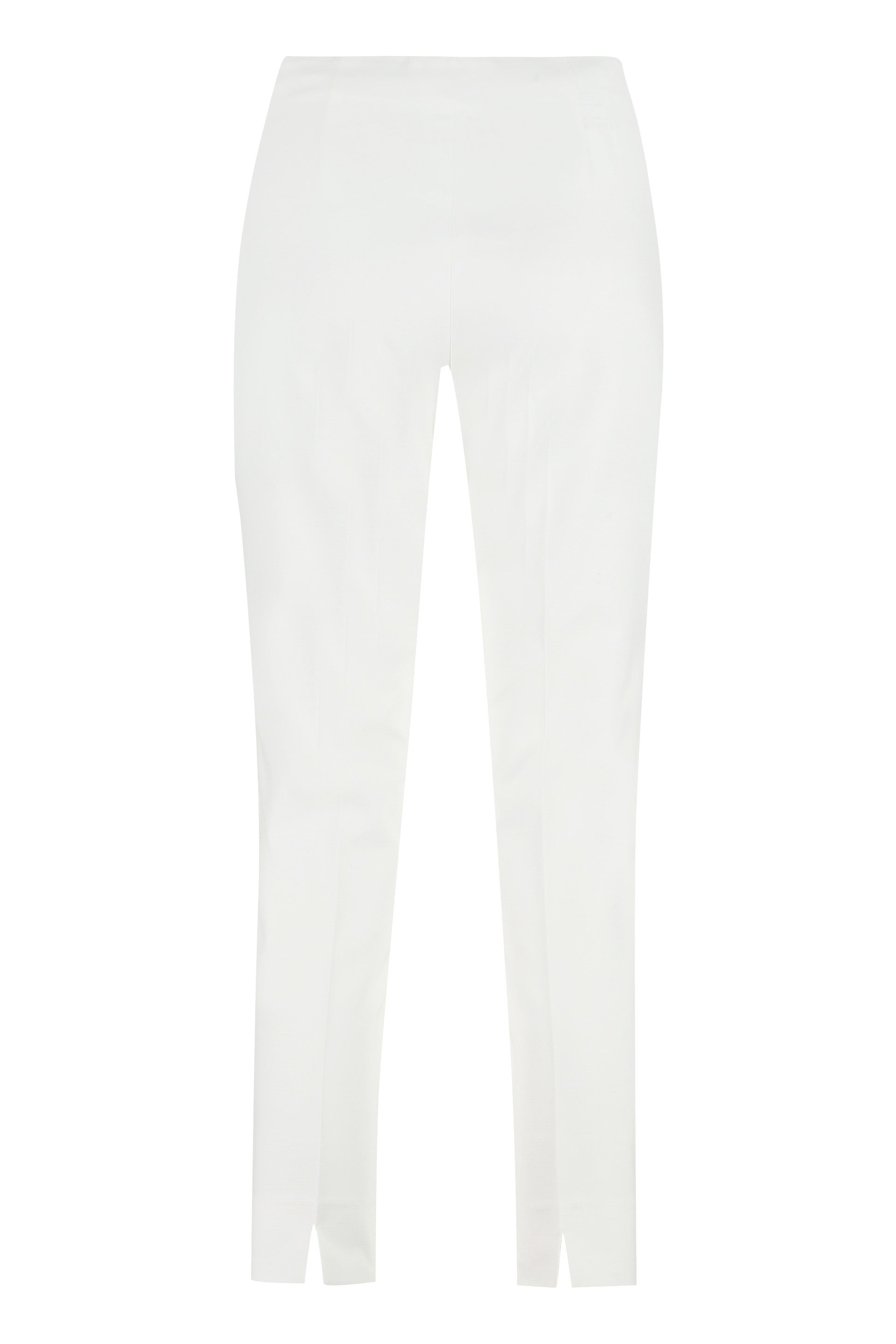PESERICO High Waist Cotton Trousers