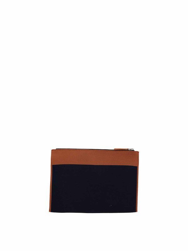 MARNI Men's Mini Leather Clutch Bag