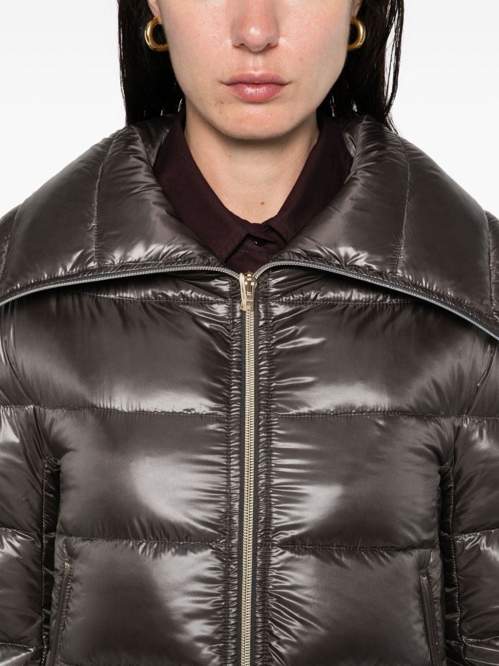HERNO Women's Cleofe Midi Down Jacket