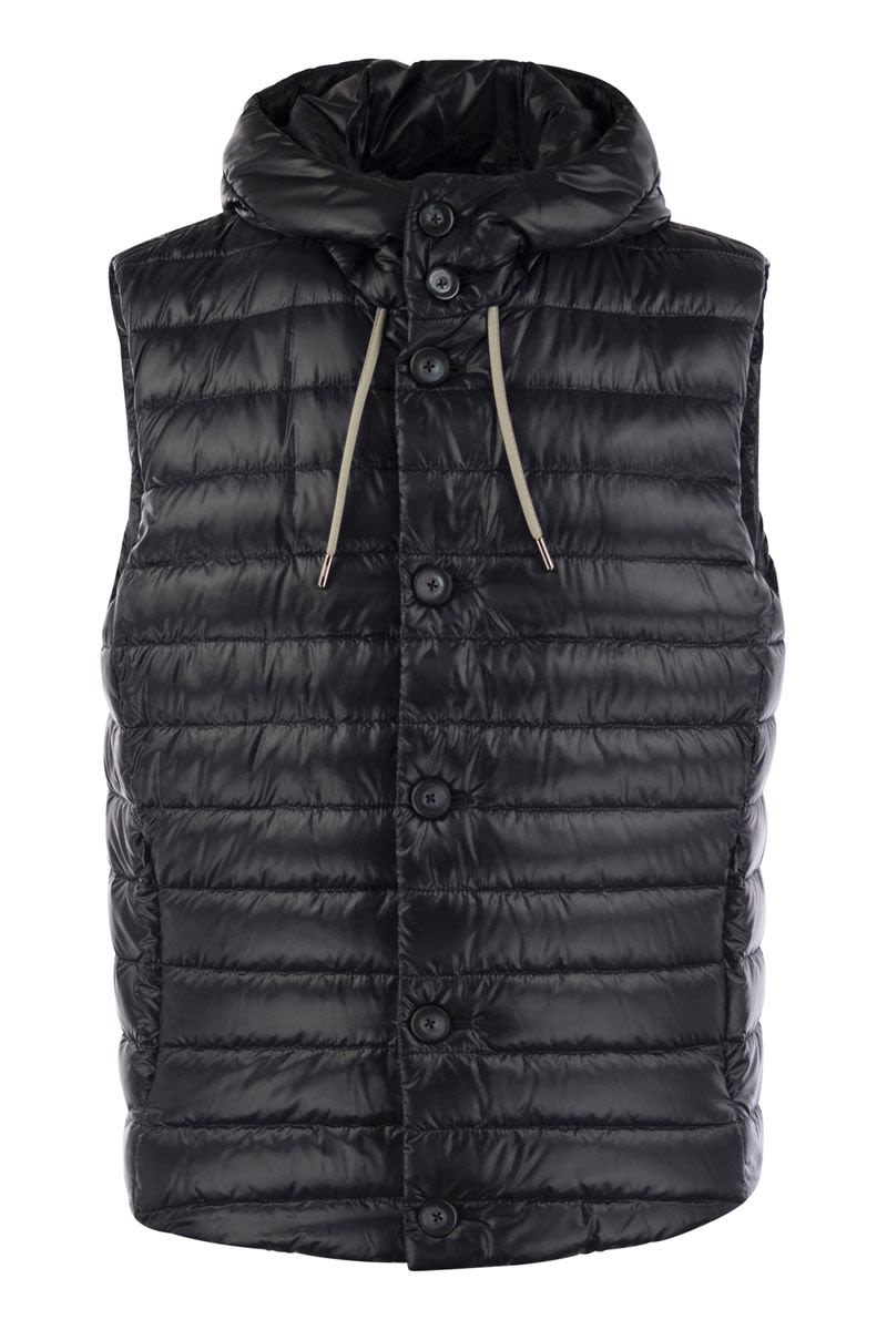 HERNO Sleeveless Down Jacket for Men