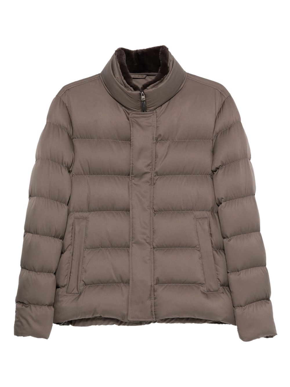 HERNO High Neck Quilted Down Jacket for Men