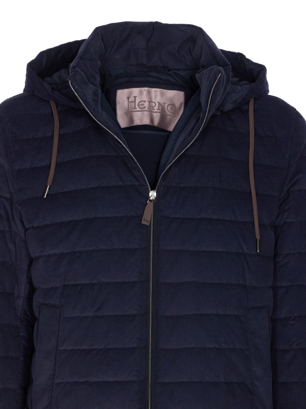 HERNO Men's Short Down Jacket with Quilted Design