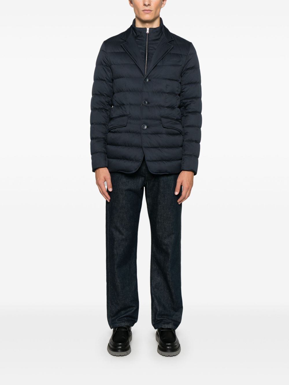 HERNO Men's Padded Jacket with Detachable Panels