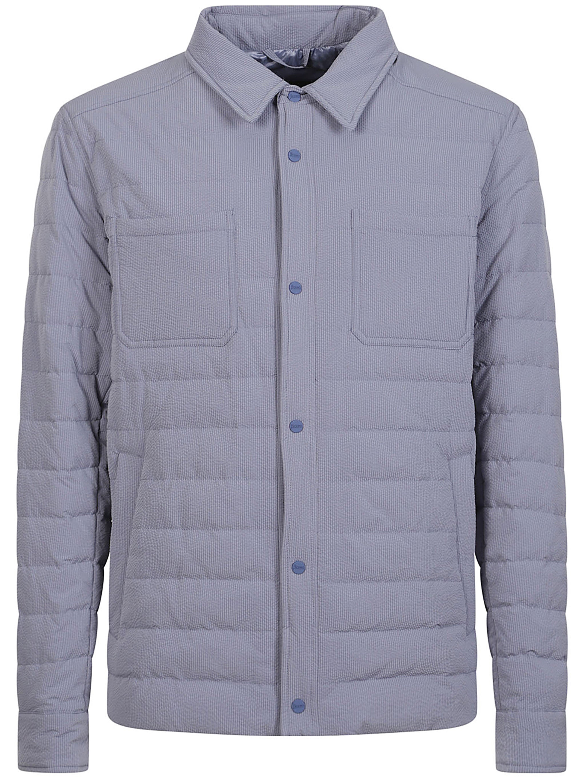 HERNO Lightweight Seer-Crease Shacket for Men