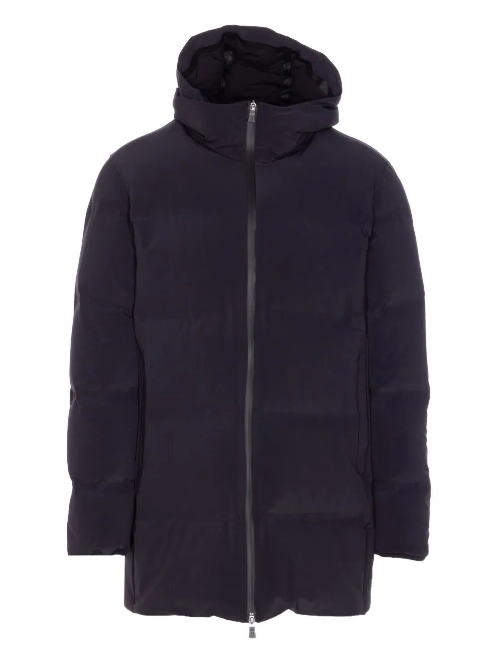 HERNO Impact Long Down Jacket with Hood