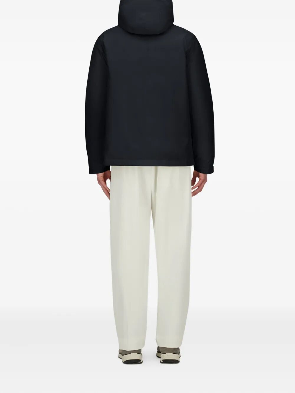 HERNO Men's Hooded Zip-Up Down Jacket