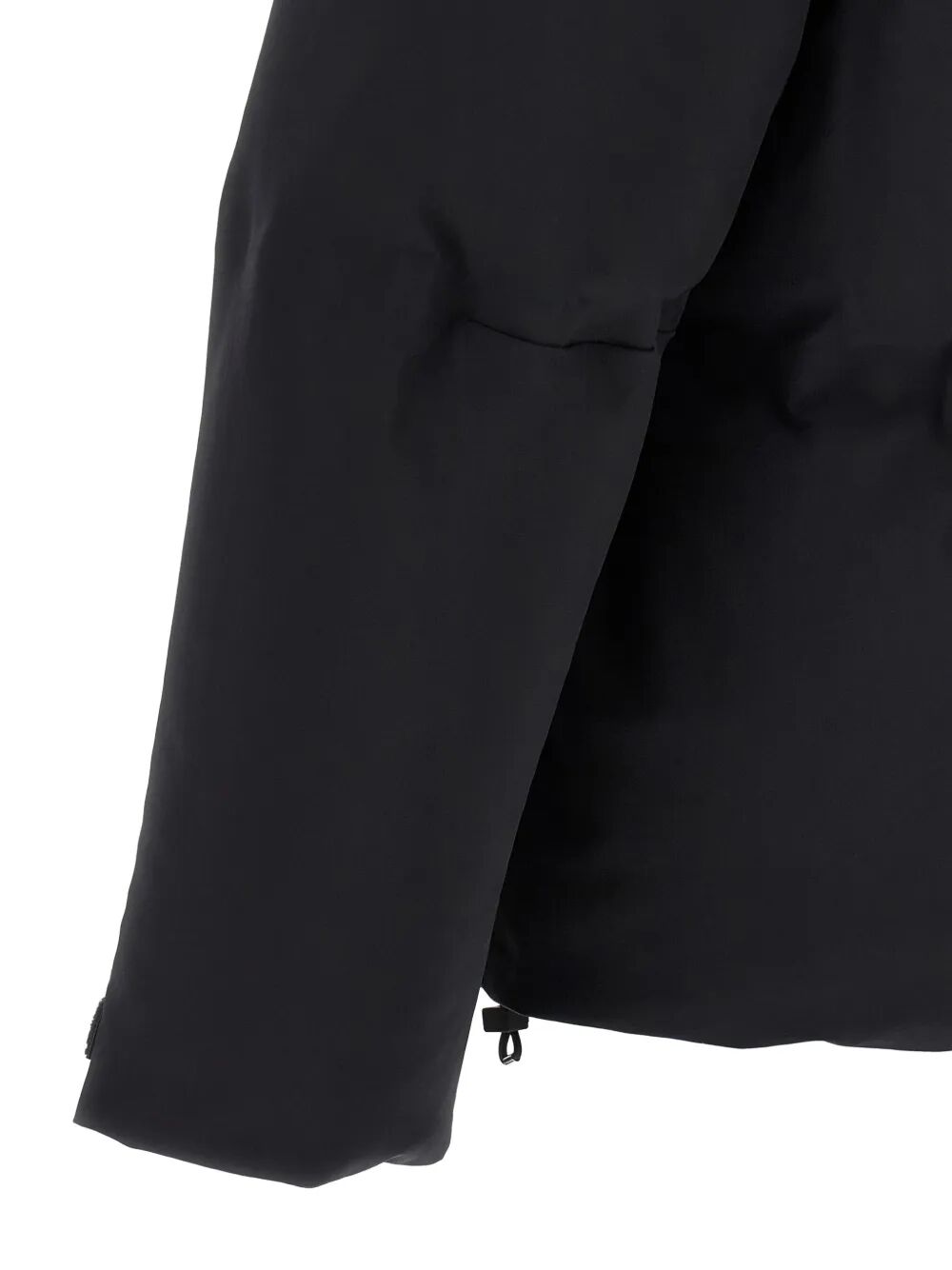 HERNO Men's Goose Feather Jacket with High Neck and Drawstring Hem