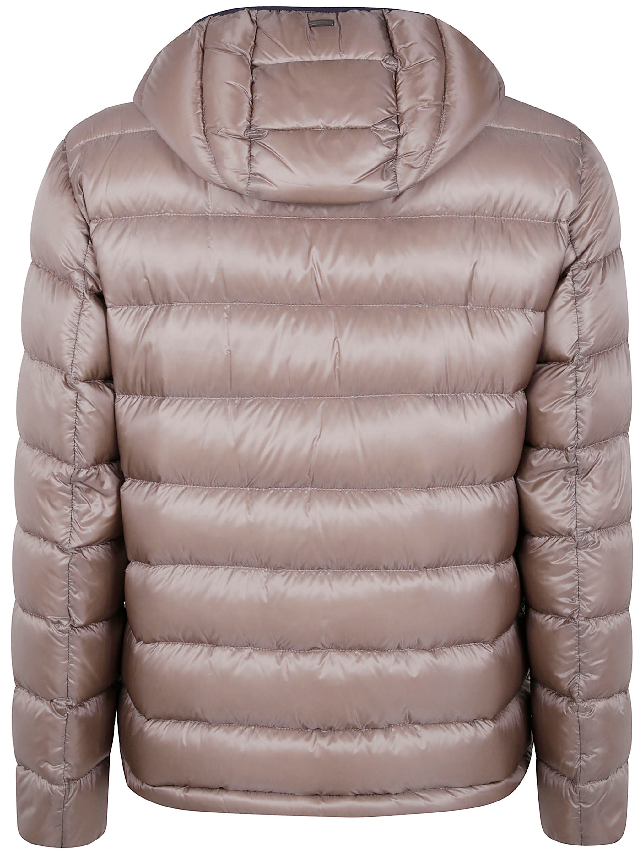 HERNO Short Down Jacket with Detachable Hood for Men